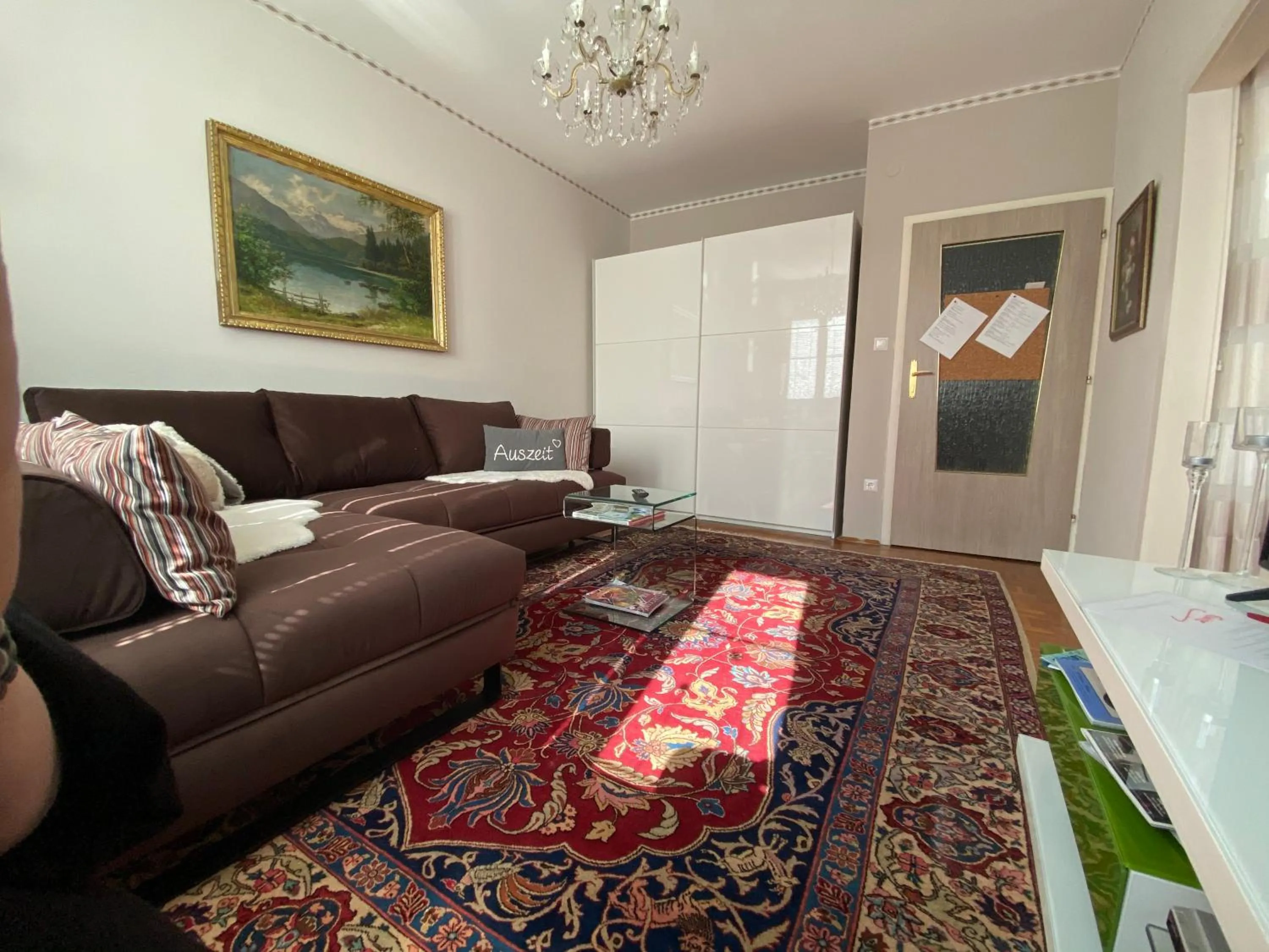 Living room in Auszeit; Gästehaus & mehr