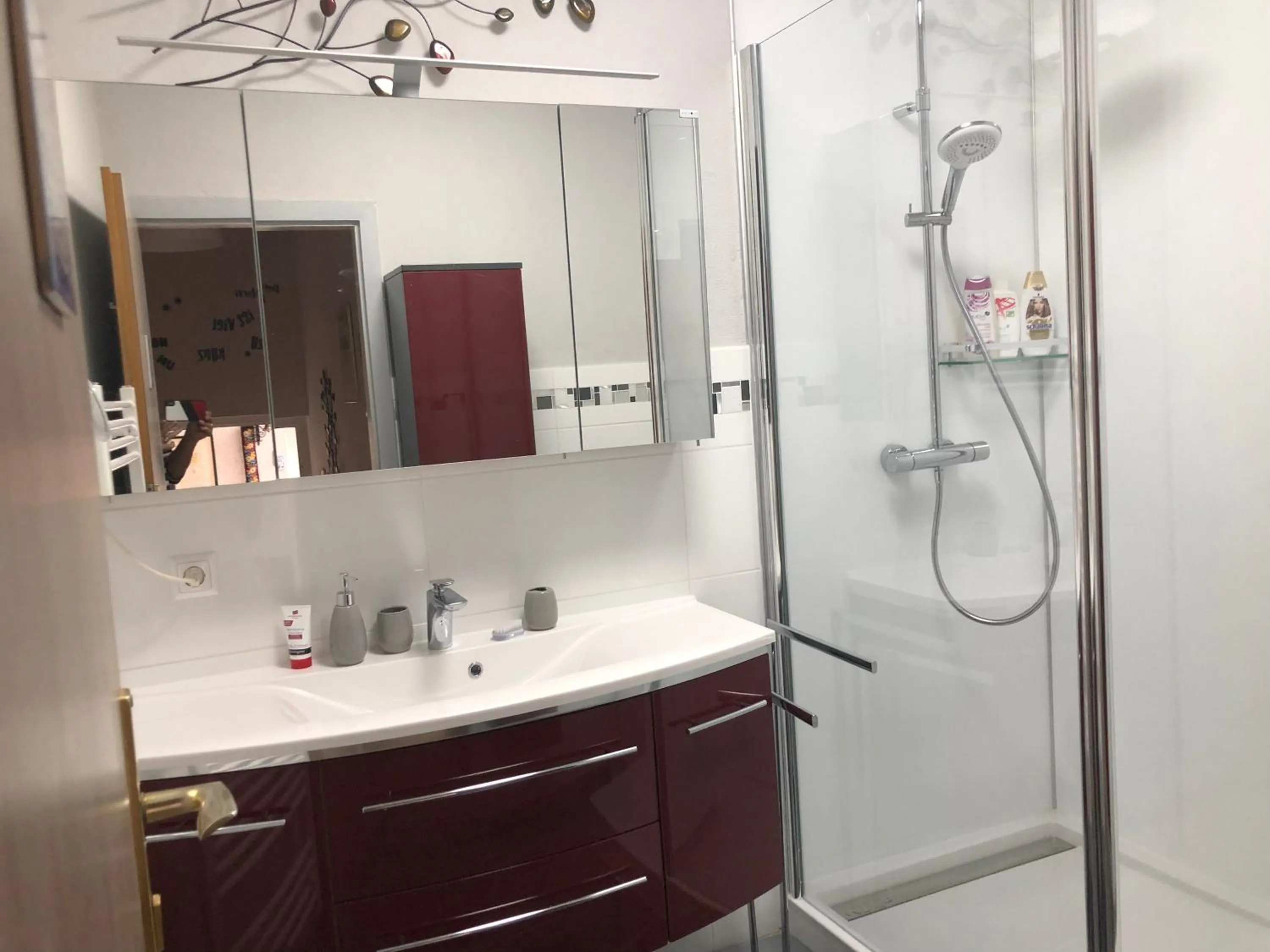 Bathroom in Auszeit; Gästehaus & mehr