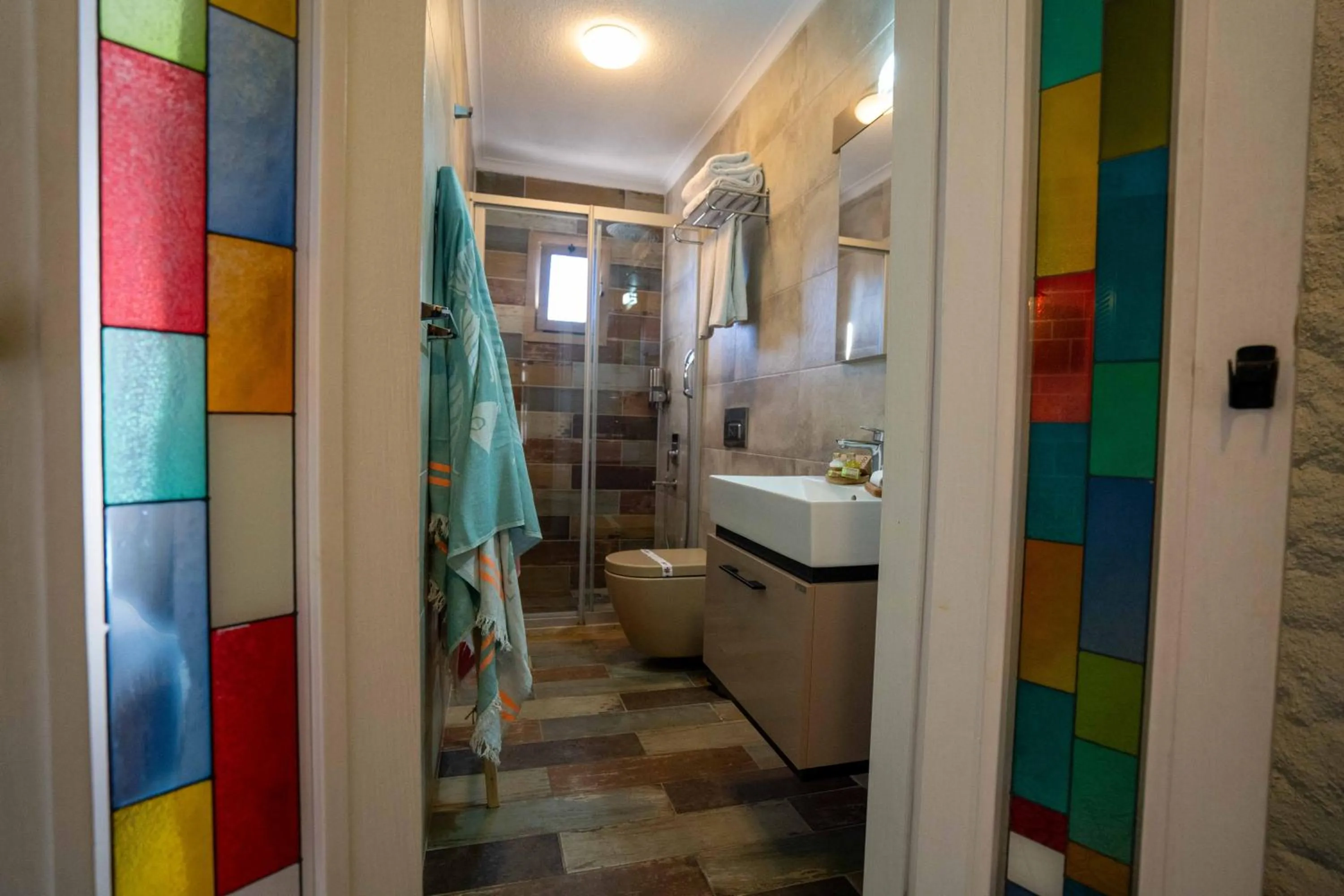 Bathroom in Ajlan Hotel Cunda