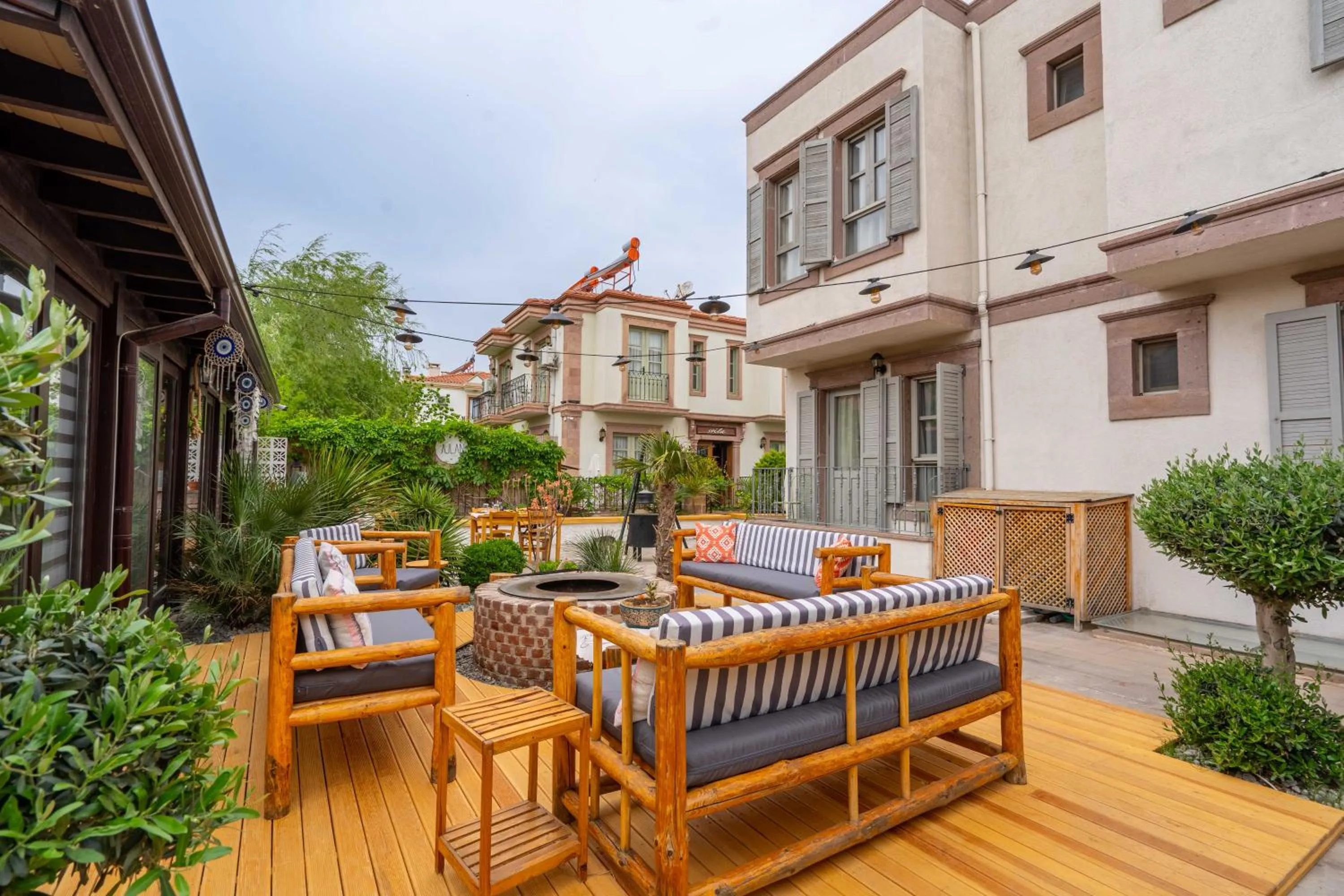 Garden view in Ajlan Hotel Cunda