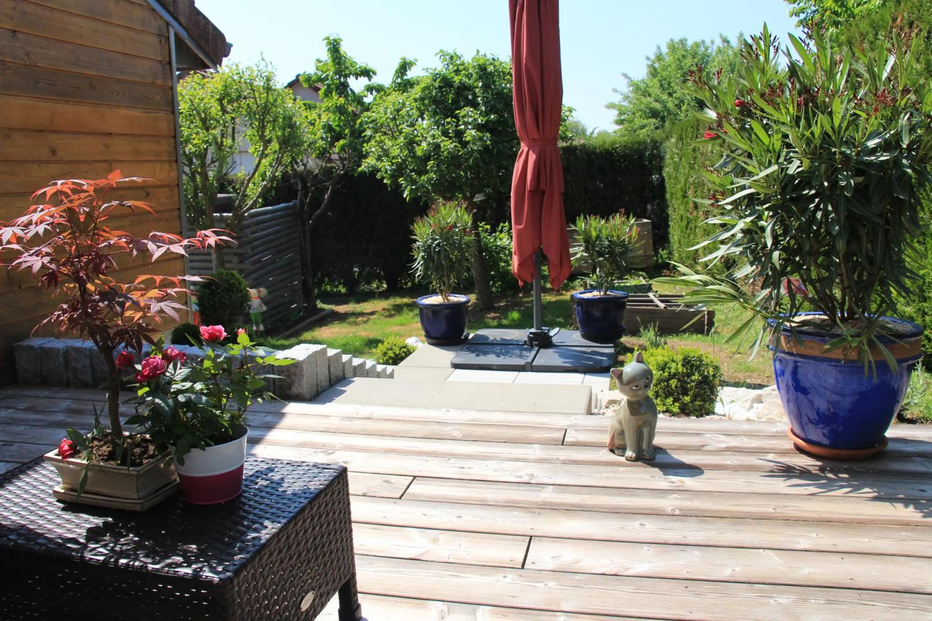 Patio in La Villanelle maison d'hôtes