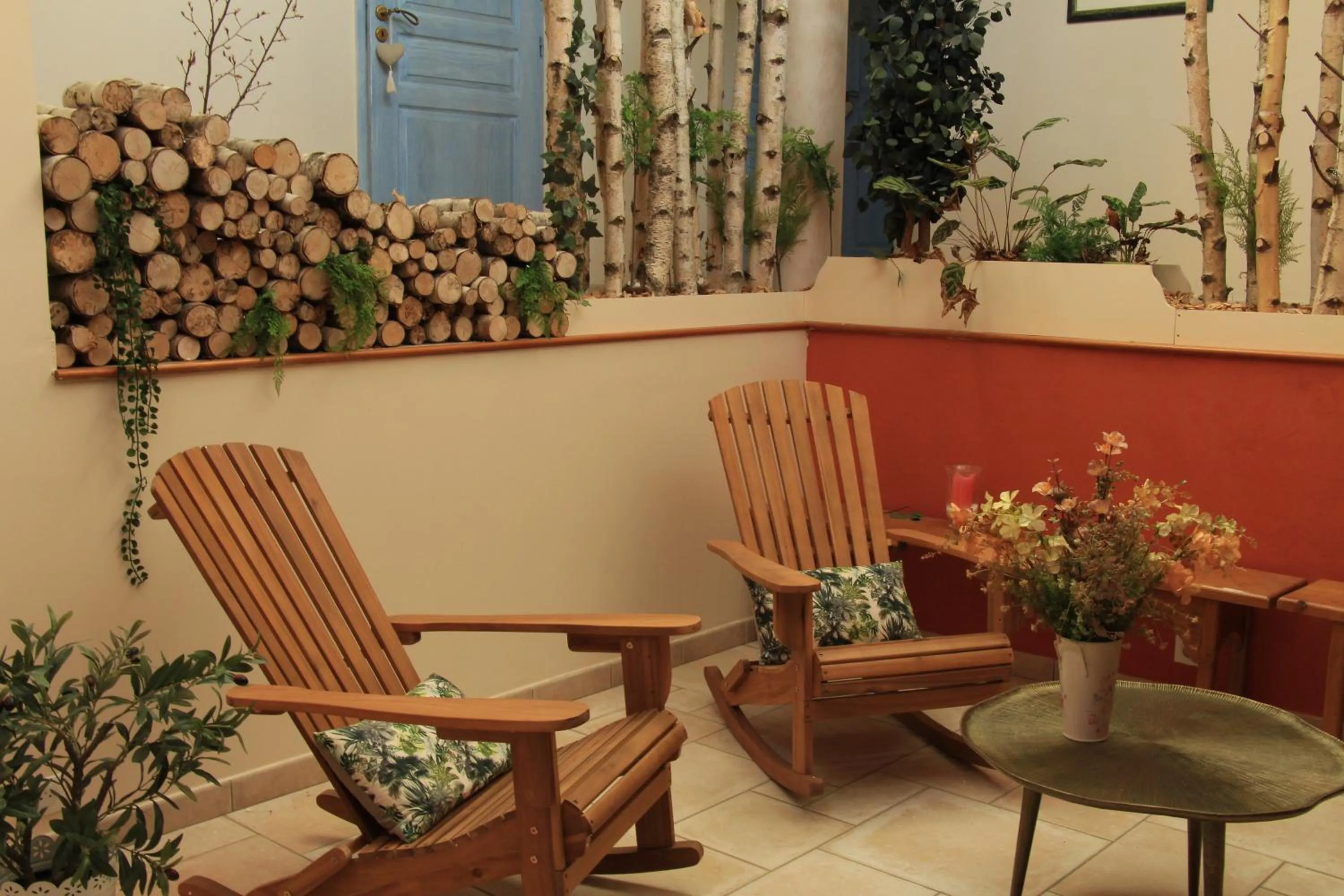 Patio in La Villanelle maison d'hôtes