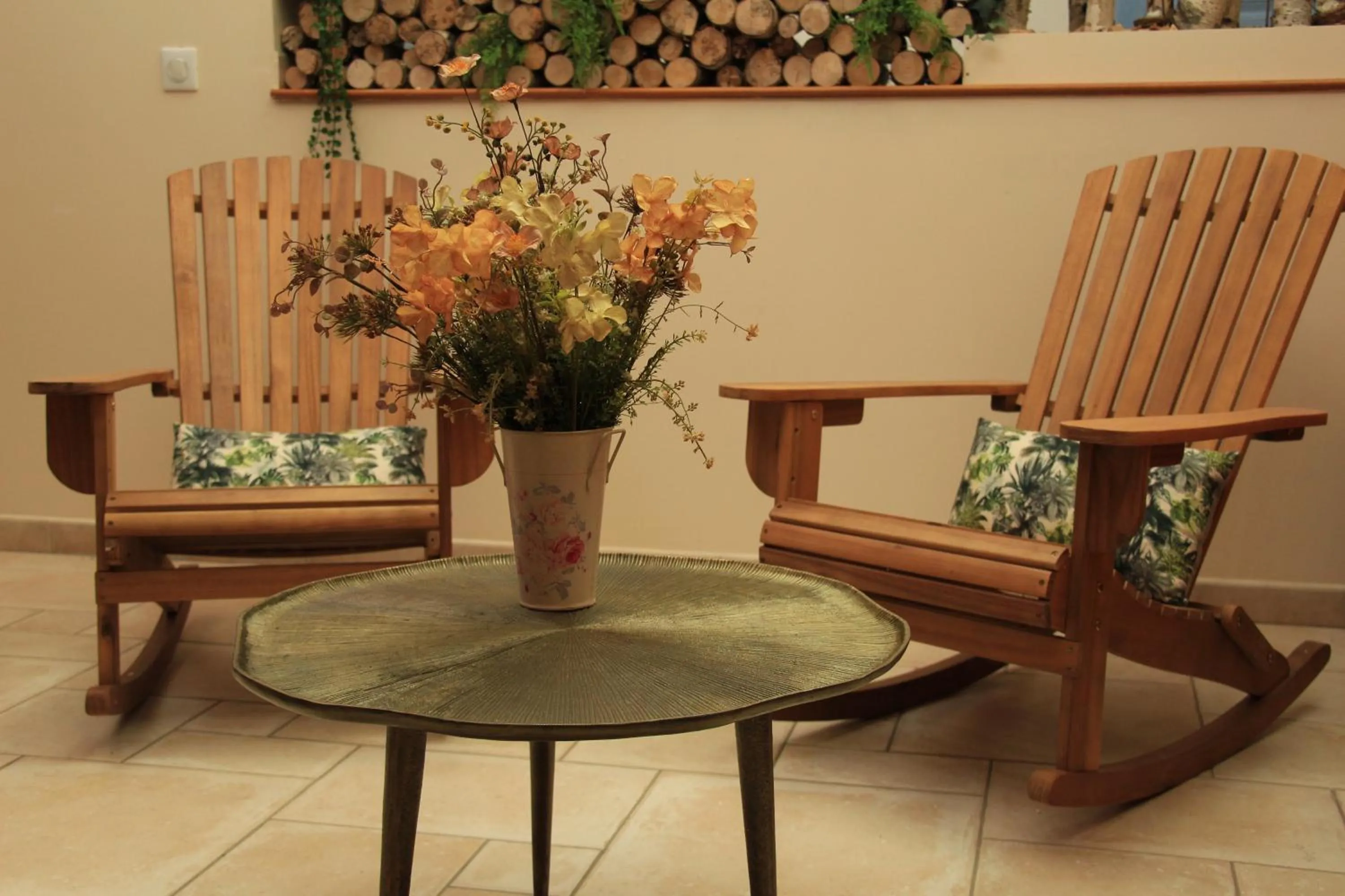 Living room in La Villanelle maison d'hôtes