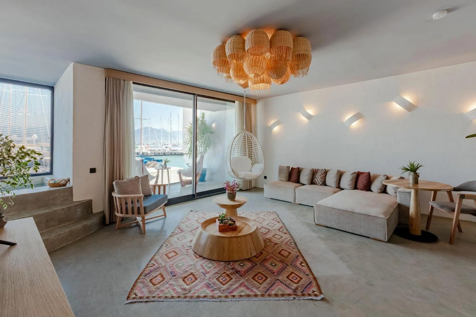 Living room in Harbour Suites Fethiye