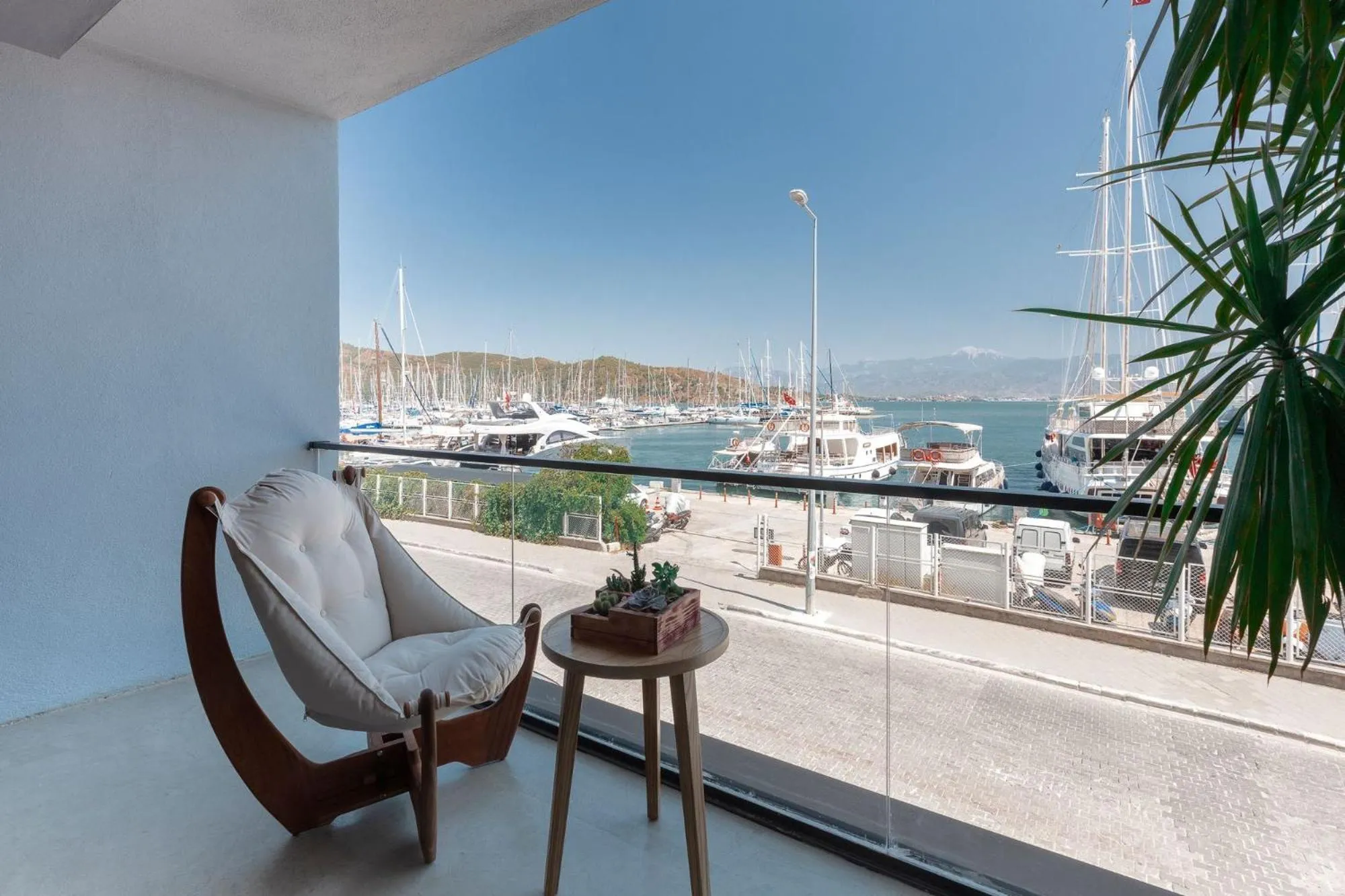 Balcony/Terrace in Harbour Suites Fethiye