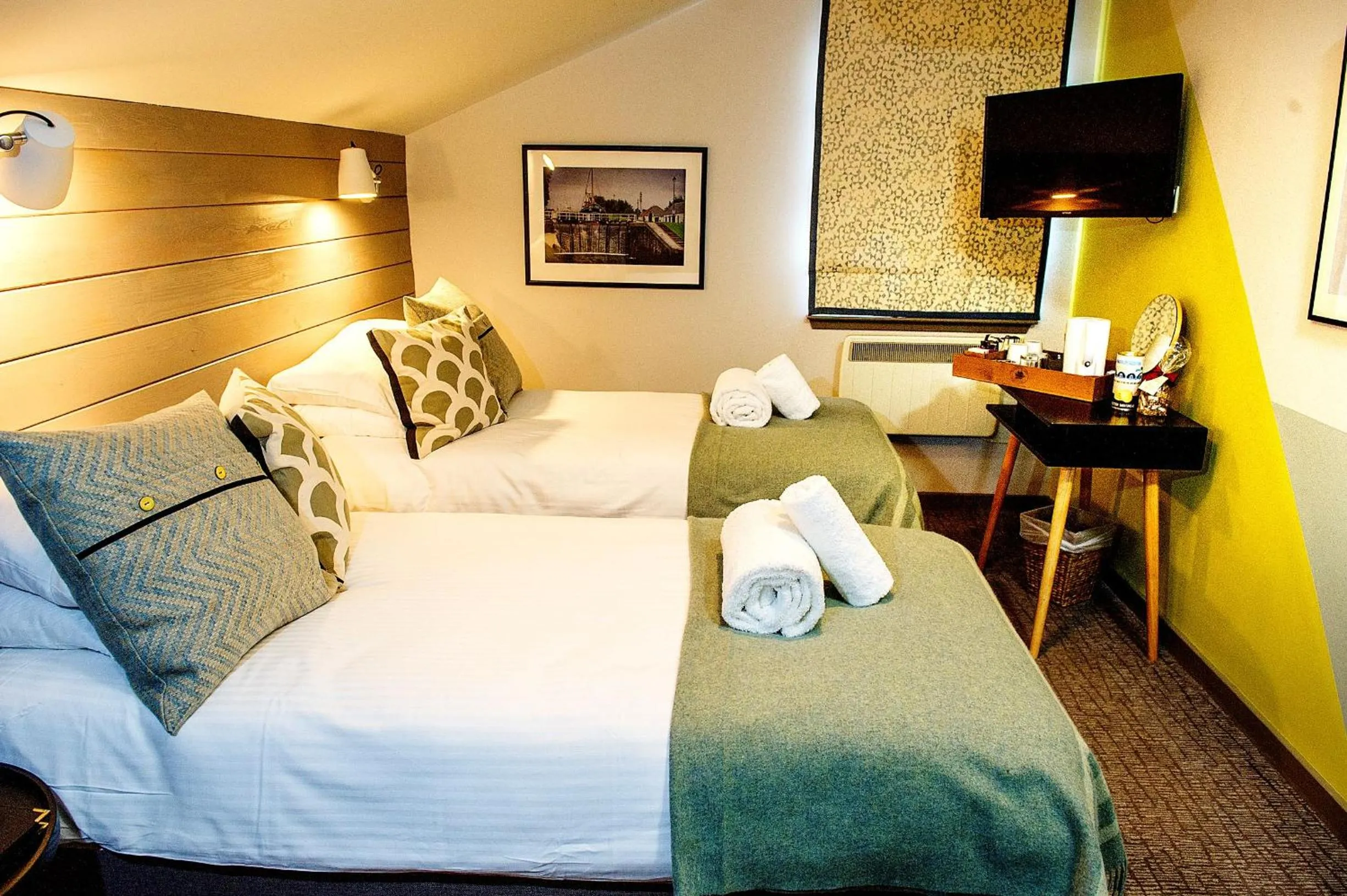 Bedroom, Bed in Lock Chambers, Caledonian Canal Centre