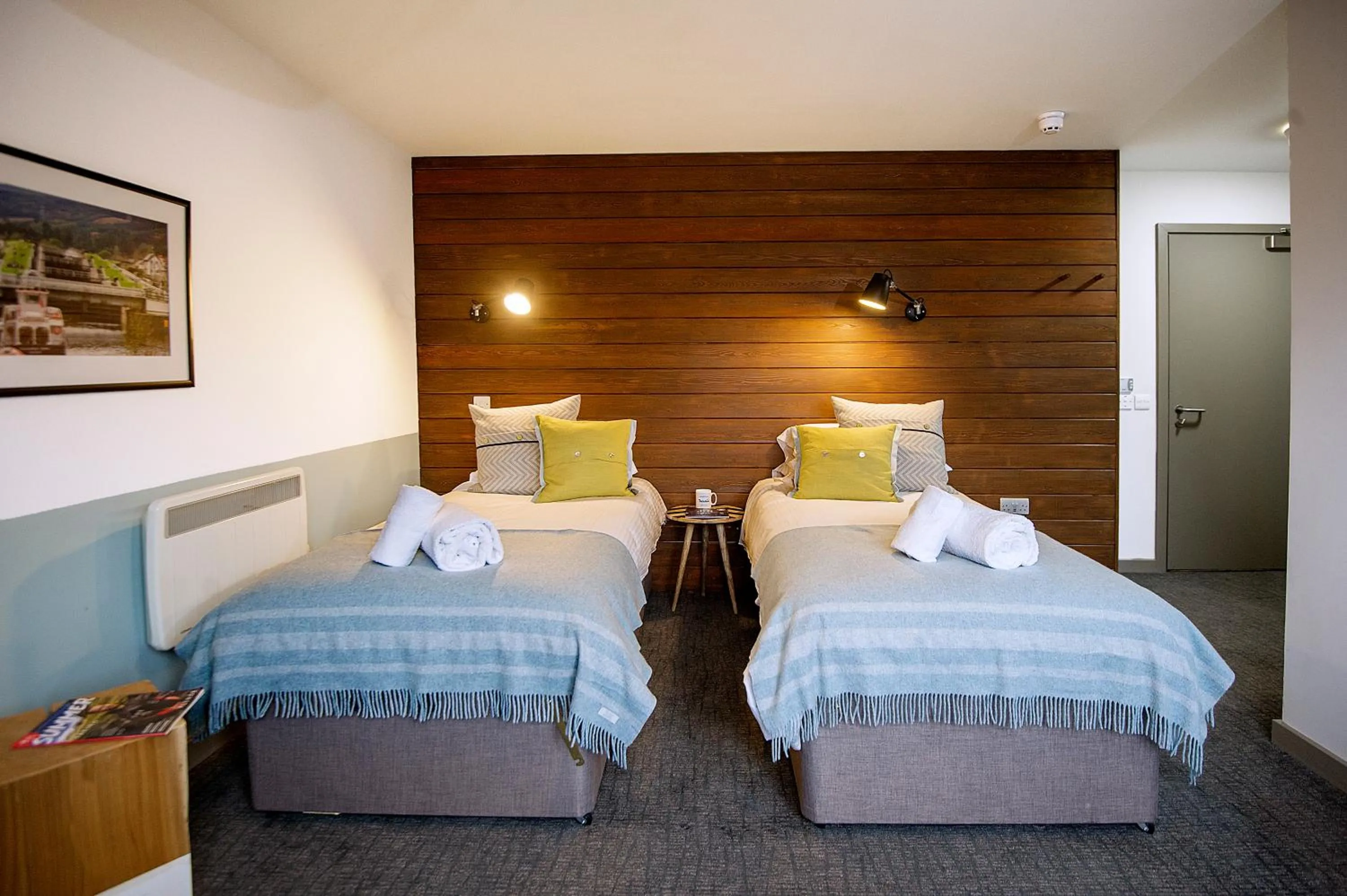 Bed in Lock Chambers, Caledonian Canal Centre