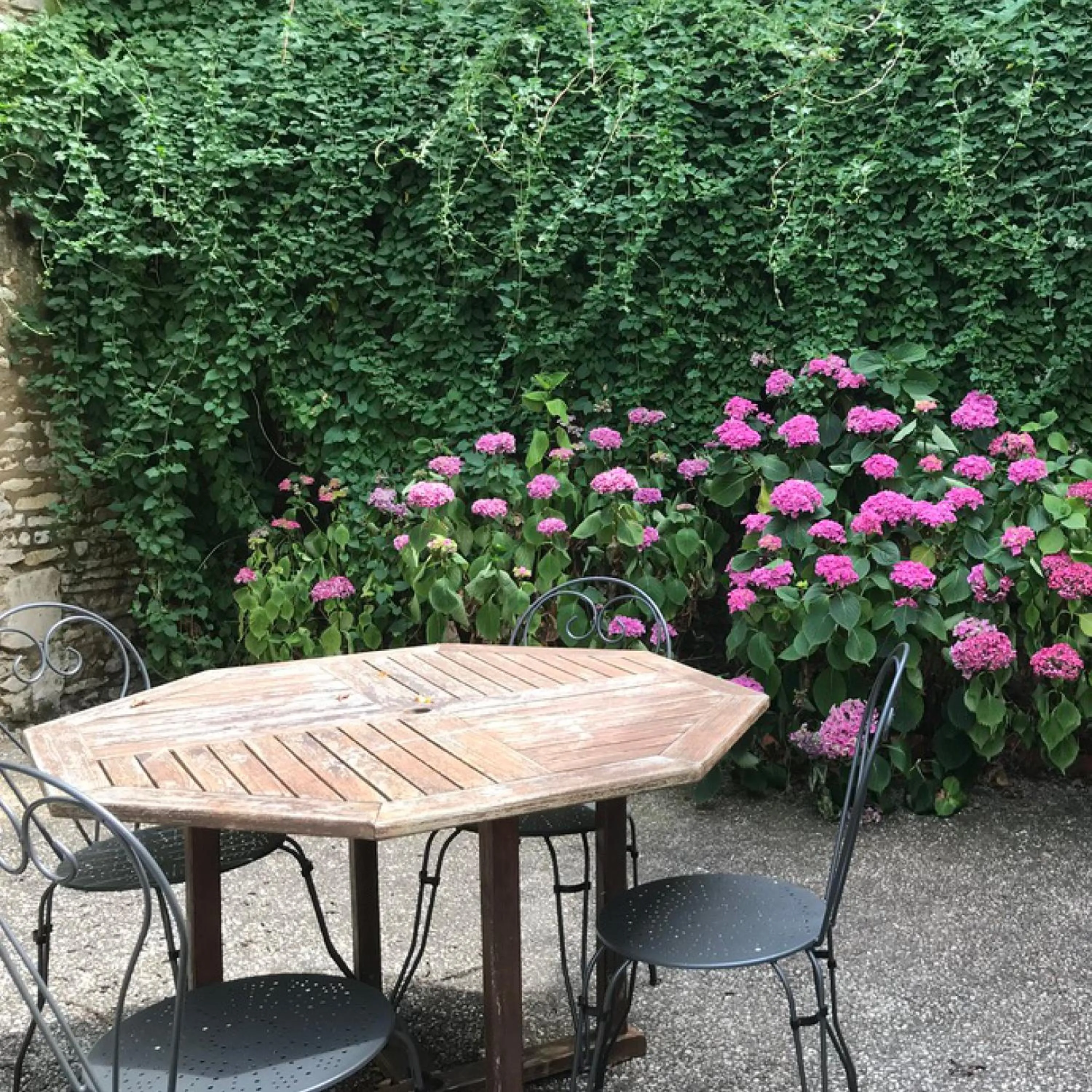 Garden in Le Logis de la Pataudière