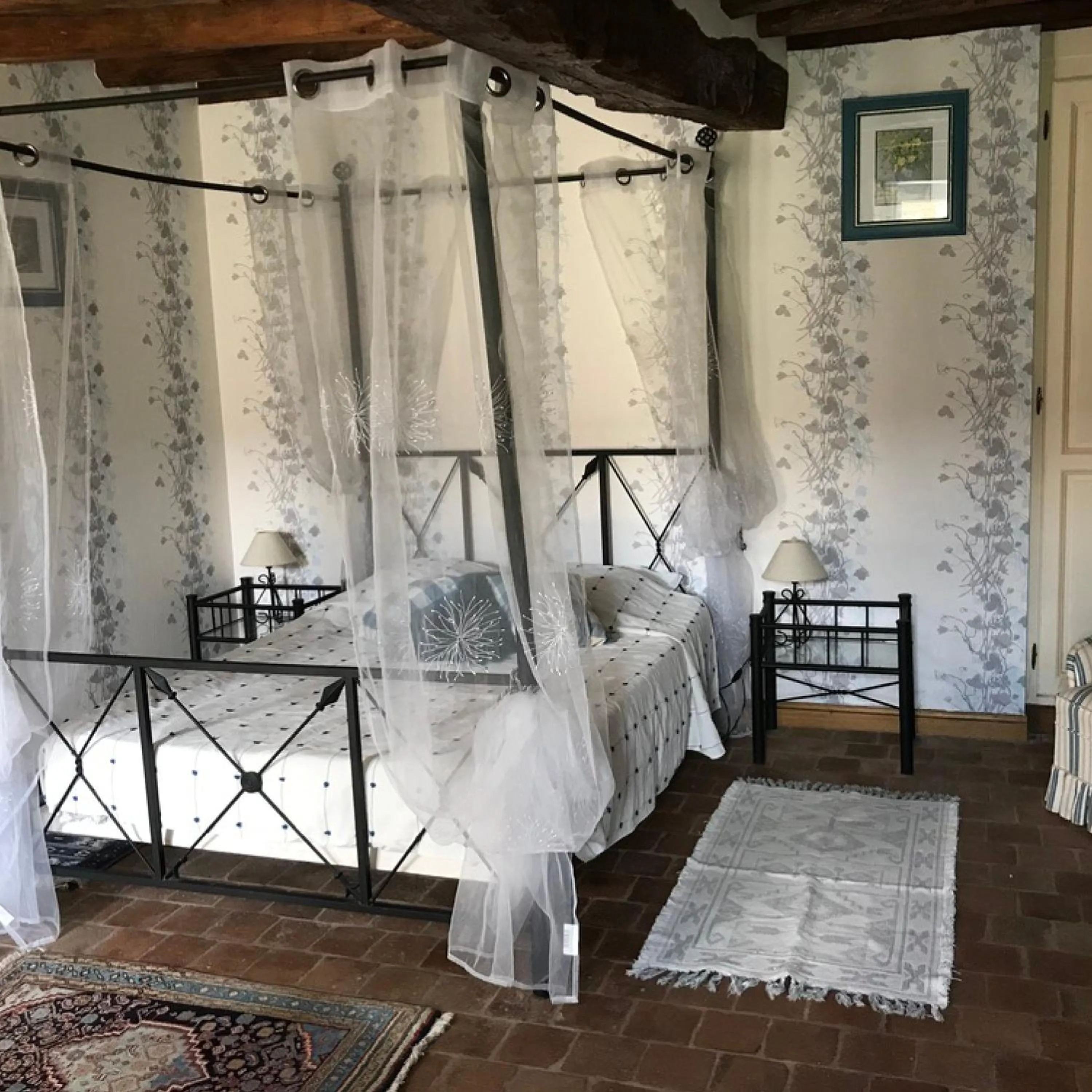 Bedroom, Bed in Le Logis de la Pataudière