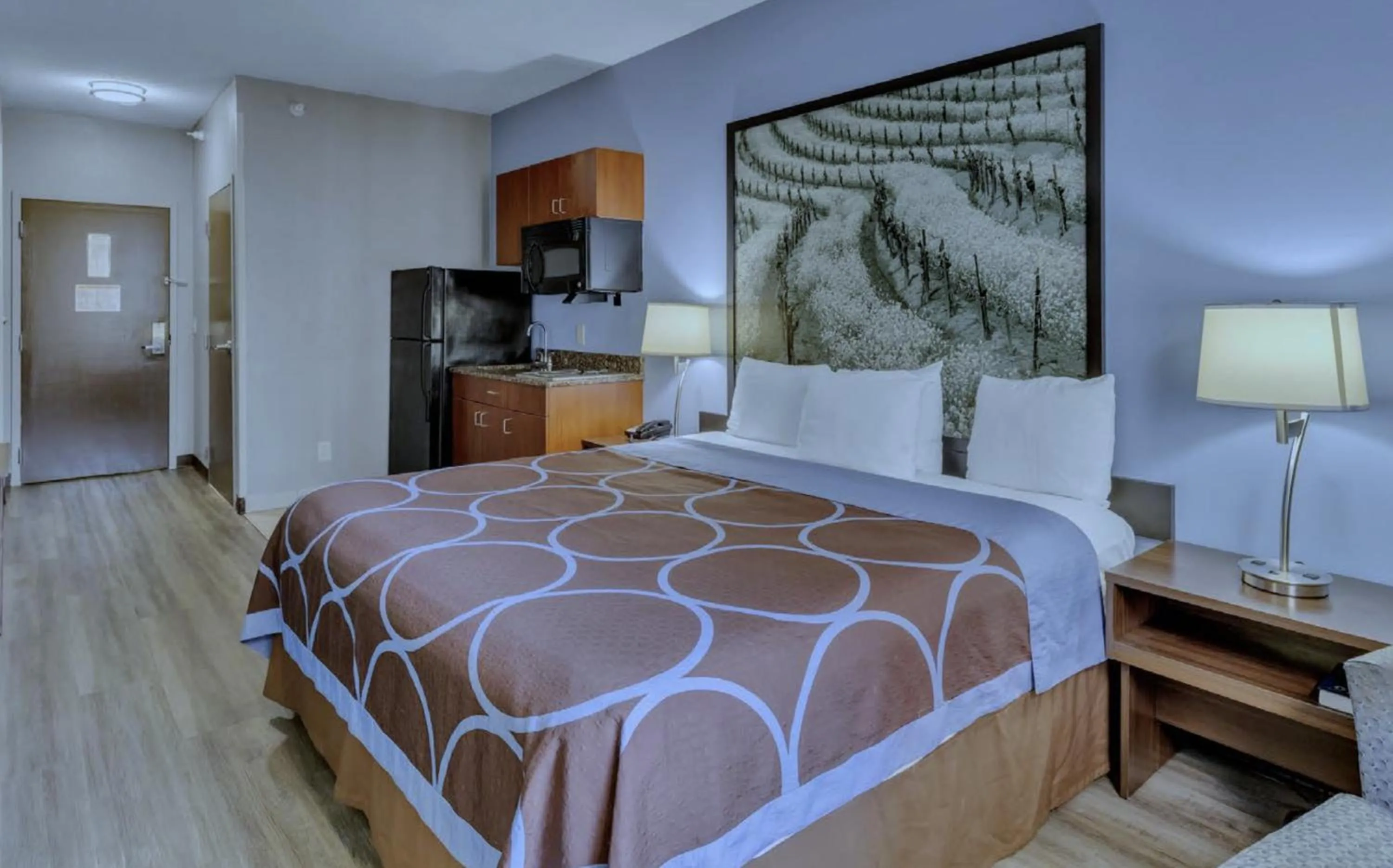 View (from property/room), Bed in Super 8 by Wyndham Smithfield-Selma