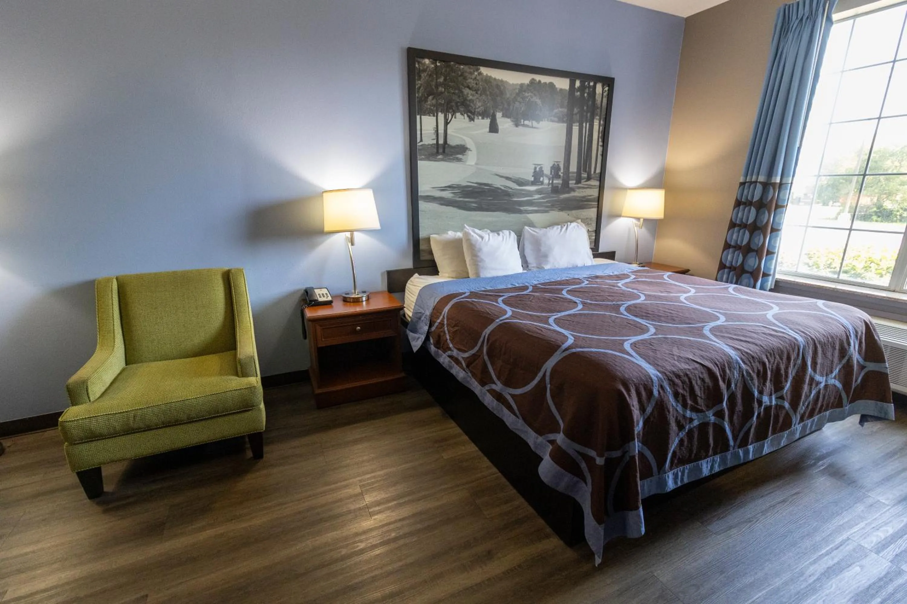 Bed in Super 8 by Wyndham Smithfield-Selma