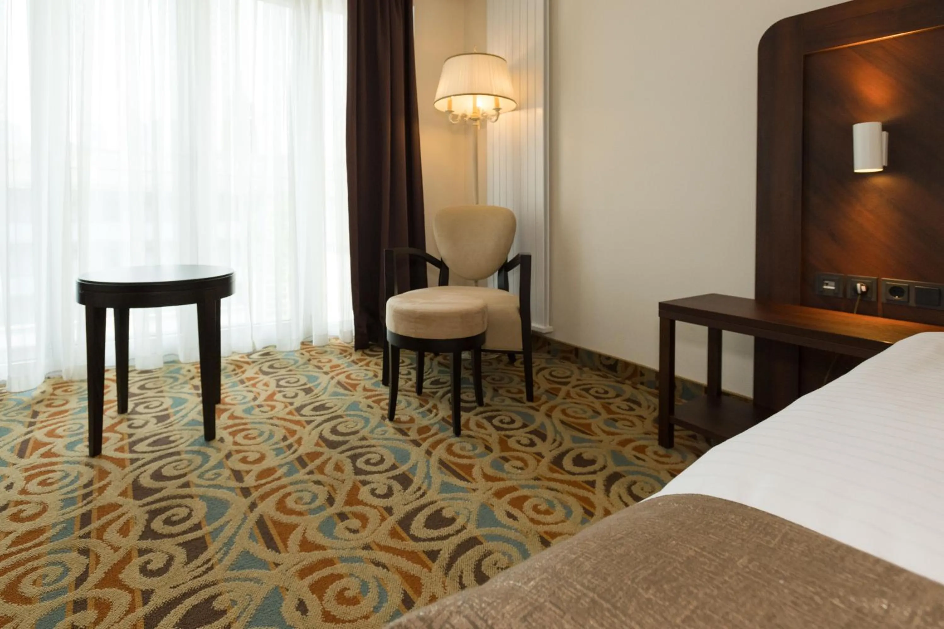 Seating area, Bed in Hotel Schopenhauer Hof