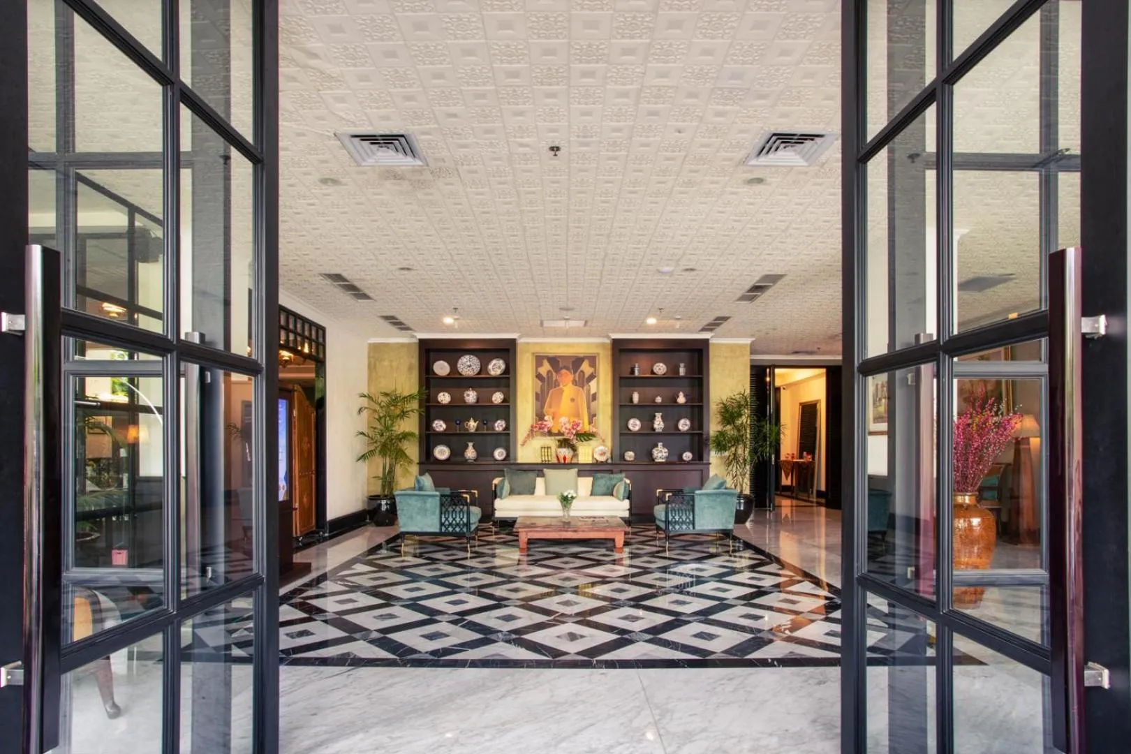 Lobby or reception in Hotel Des Indes Menteng