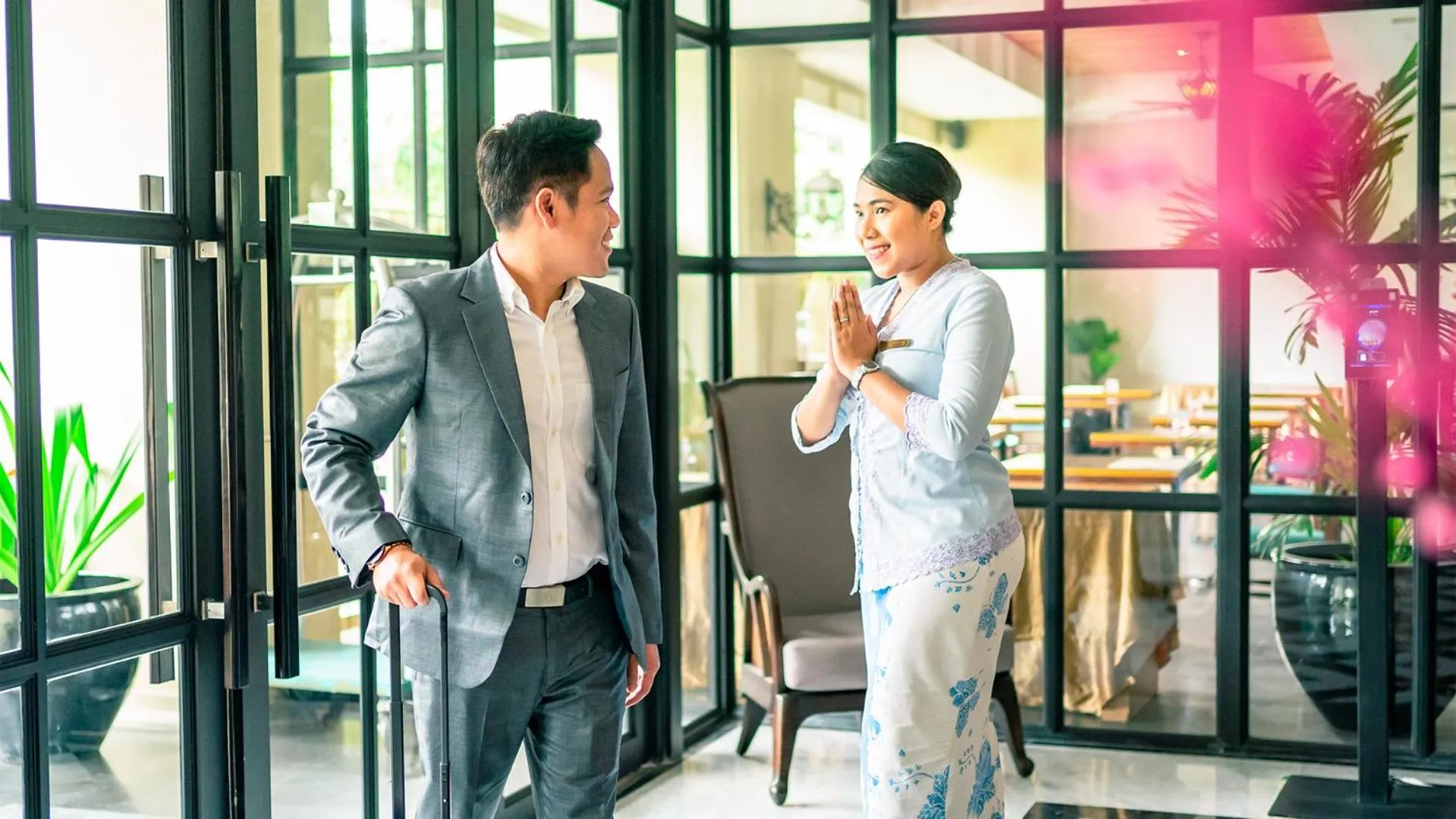 Lobby or reception in Hotel Des Indes Menteng