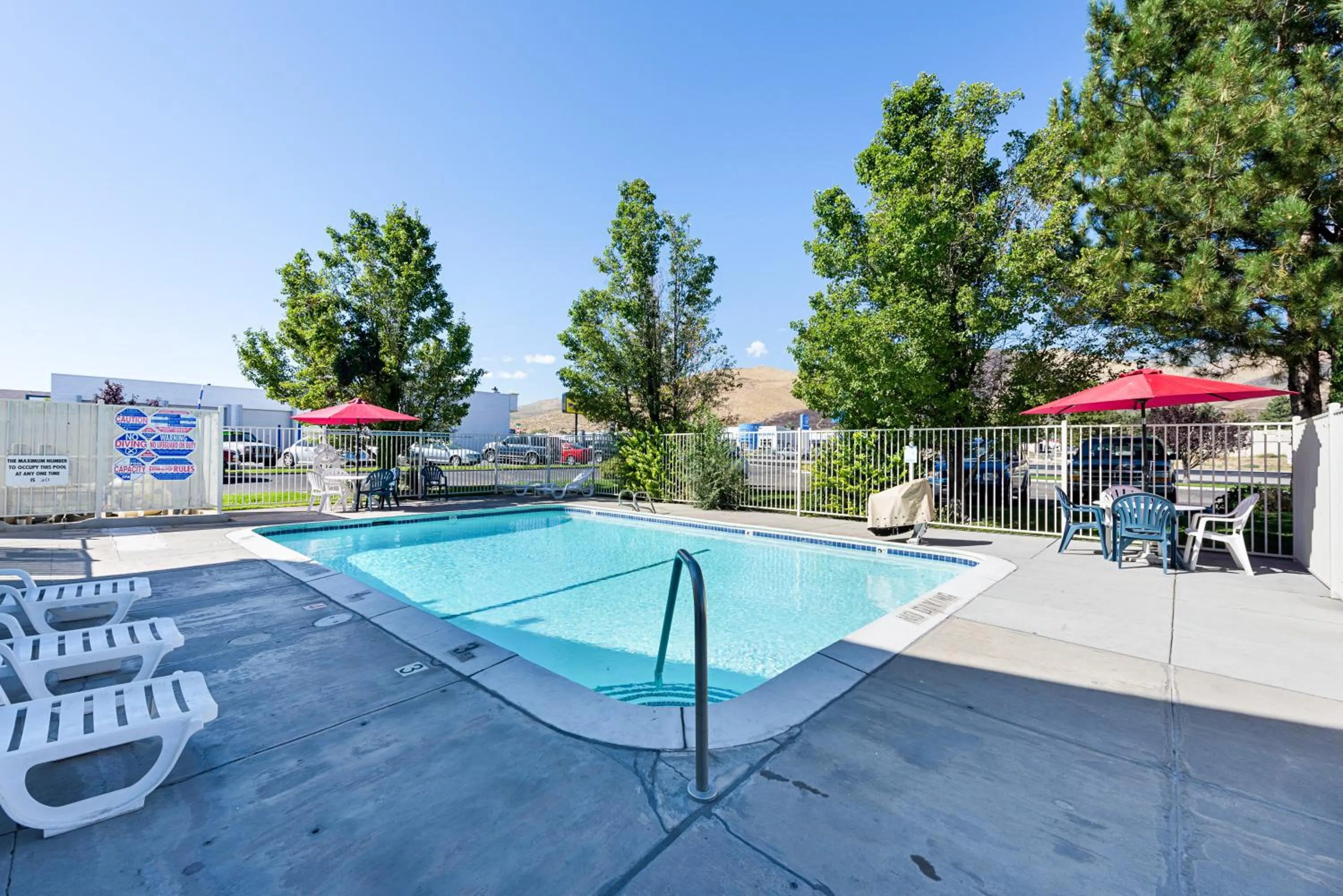 Swimming pool in Motel 6-Carson City, NV