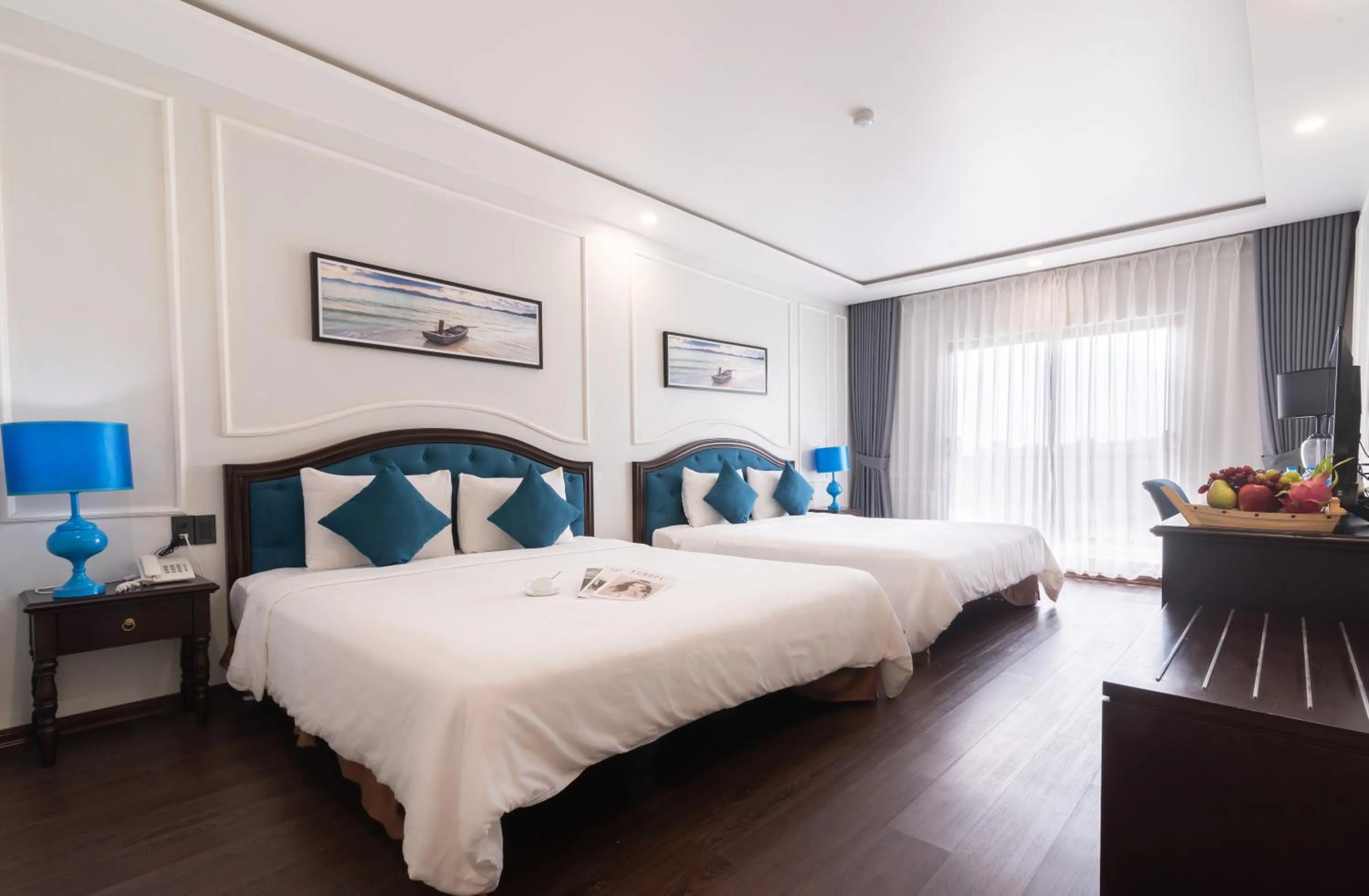 Bedroom, Bed in Minh Chau Pearl Hotel & Spa - Quan Lan Island