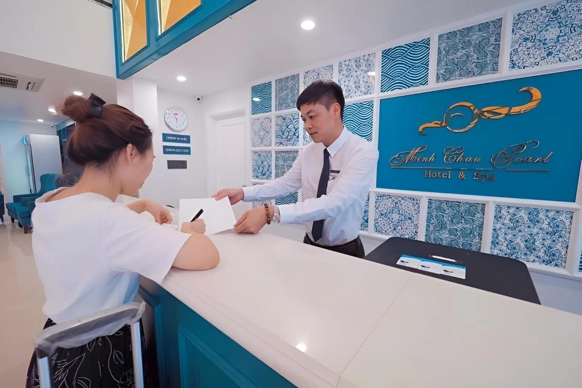 Staff in Minh Chau Pearl Hotel & Spa - Quan Lan Island