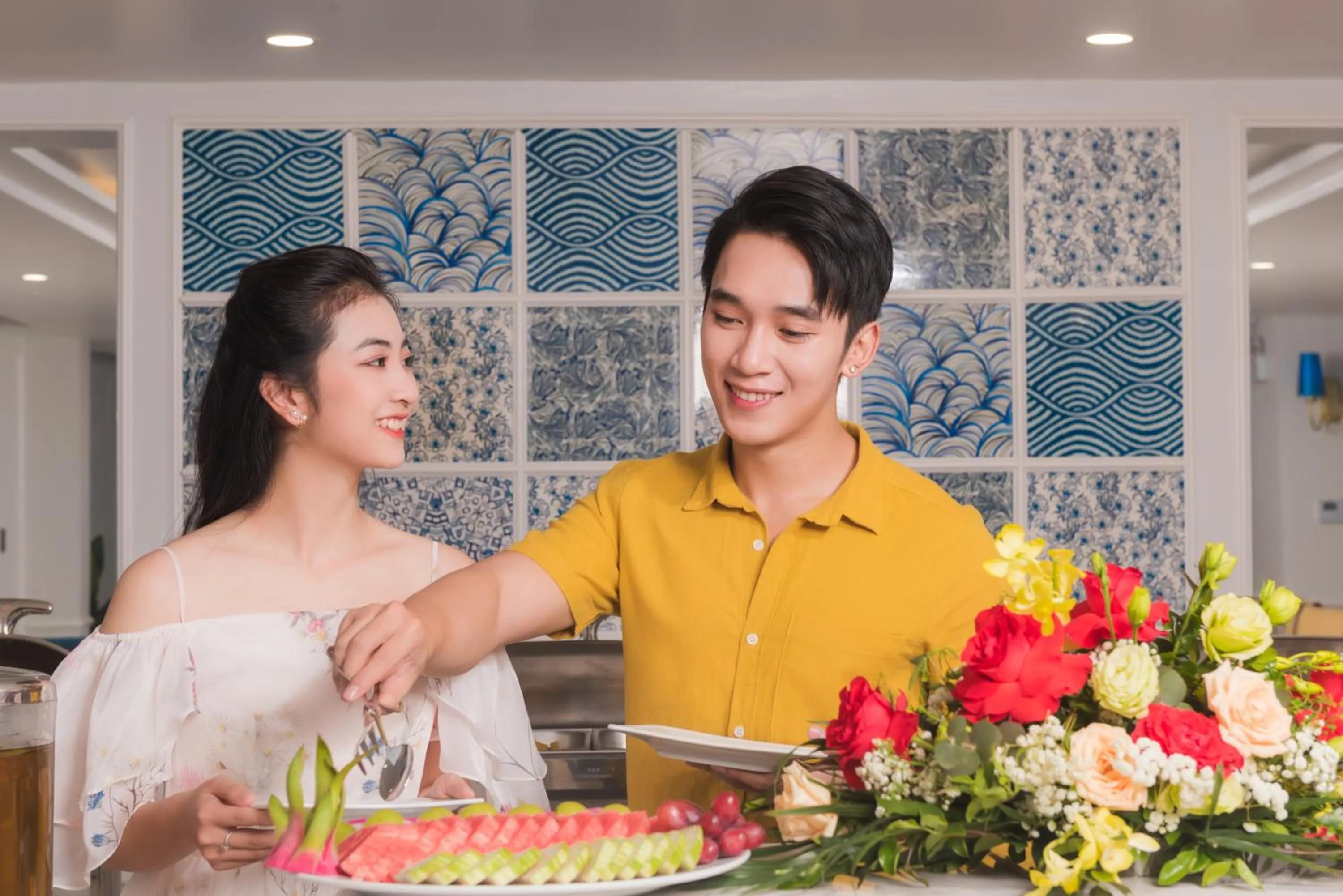 Restaurant/places to eat in Minh Chau Pearl Hotel & Spa - Quan Lan Island