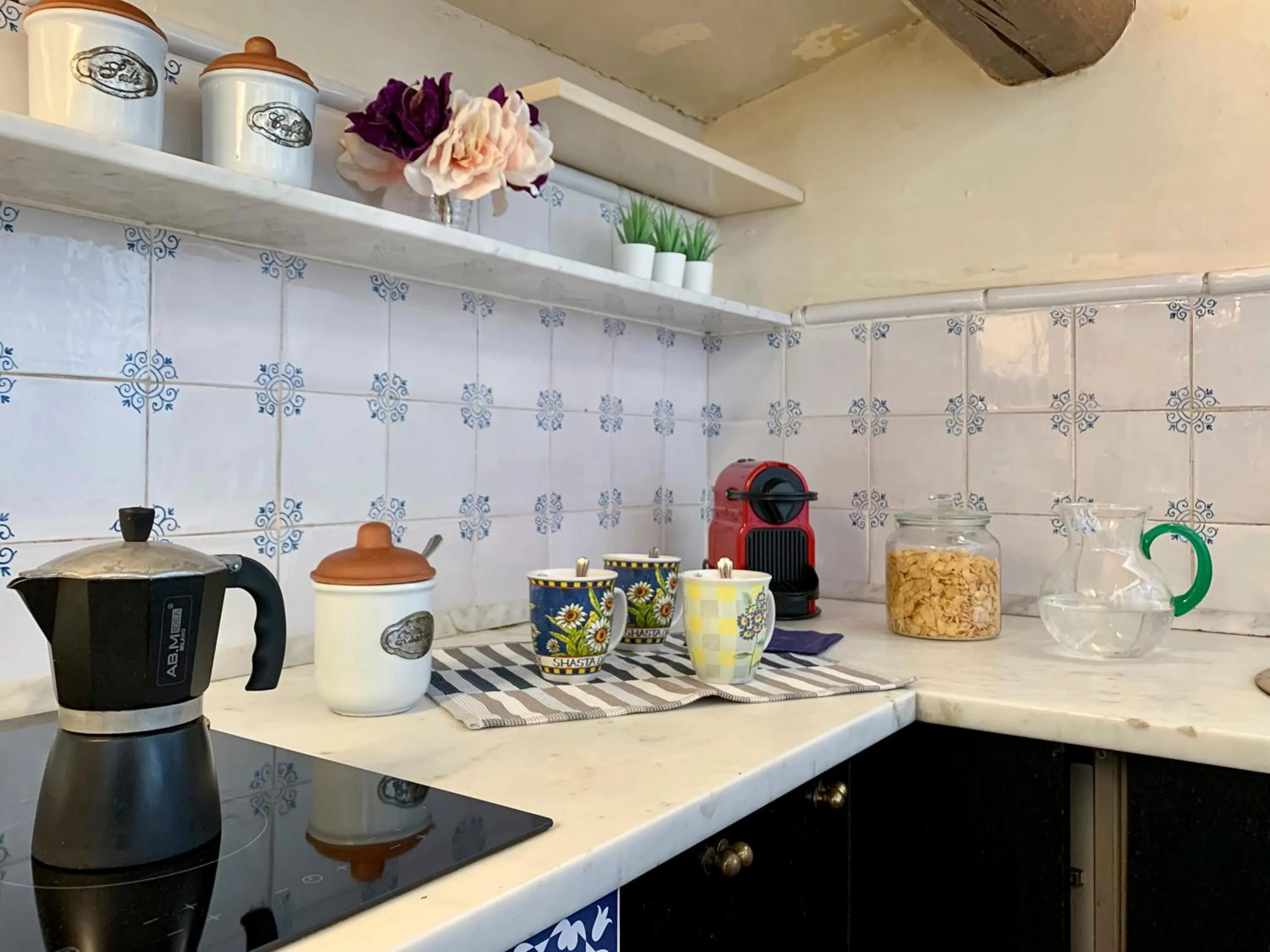 Kitchen or kitchenette in Borgo San Lorenzo Attico Duomo