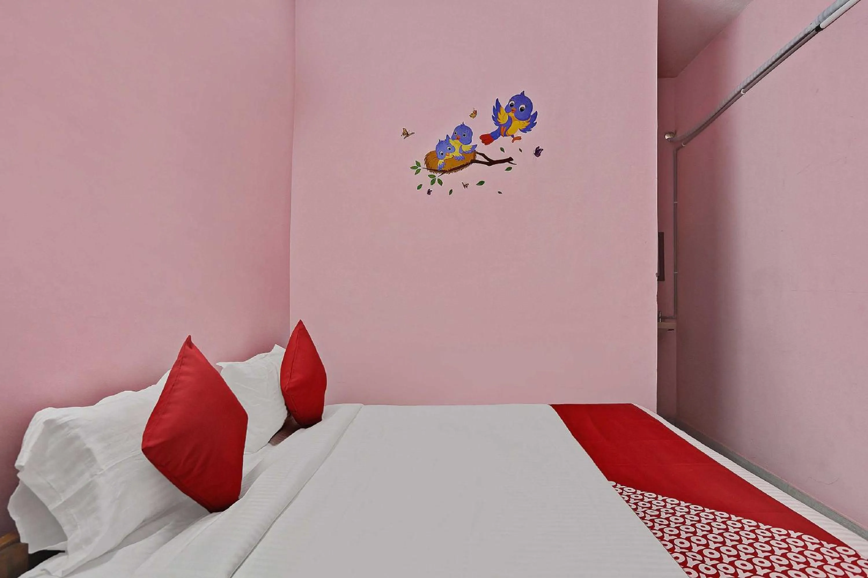 Bedroom, Bed in Hotel O Happi Stay Inn