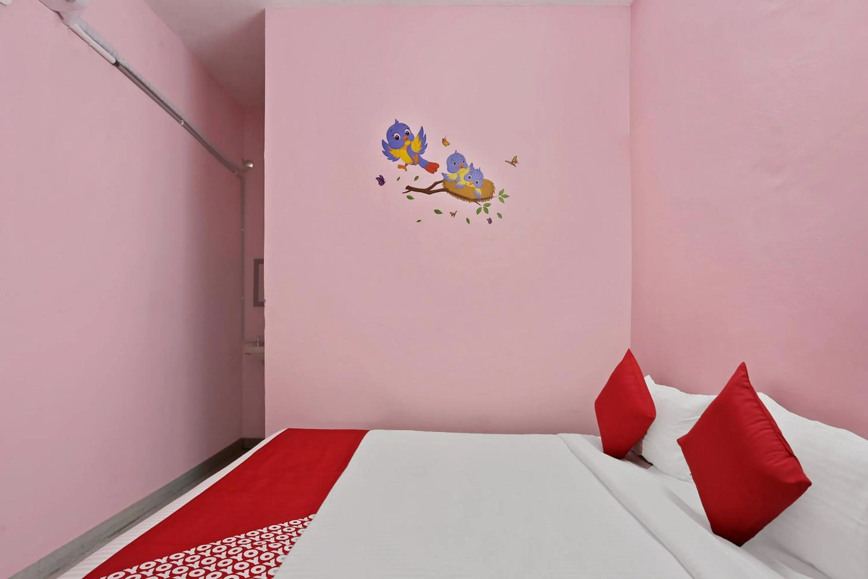 Bedroom, Bed in Hotel O Happi Stay Inn