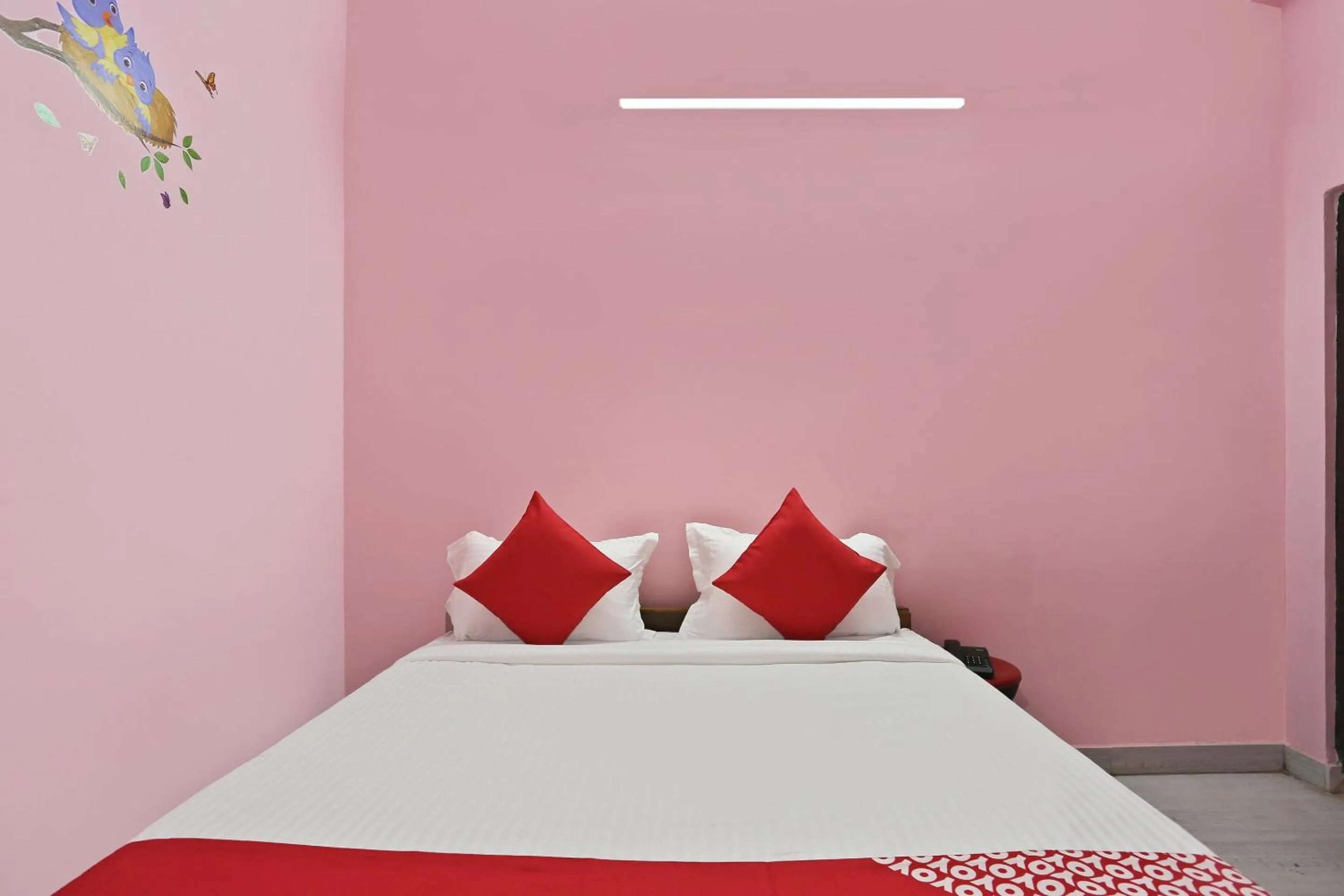 Bedroom, Bed in Hotel O Happi Stay Inn