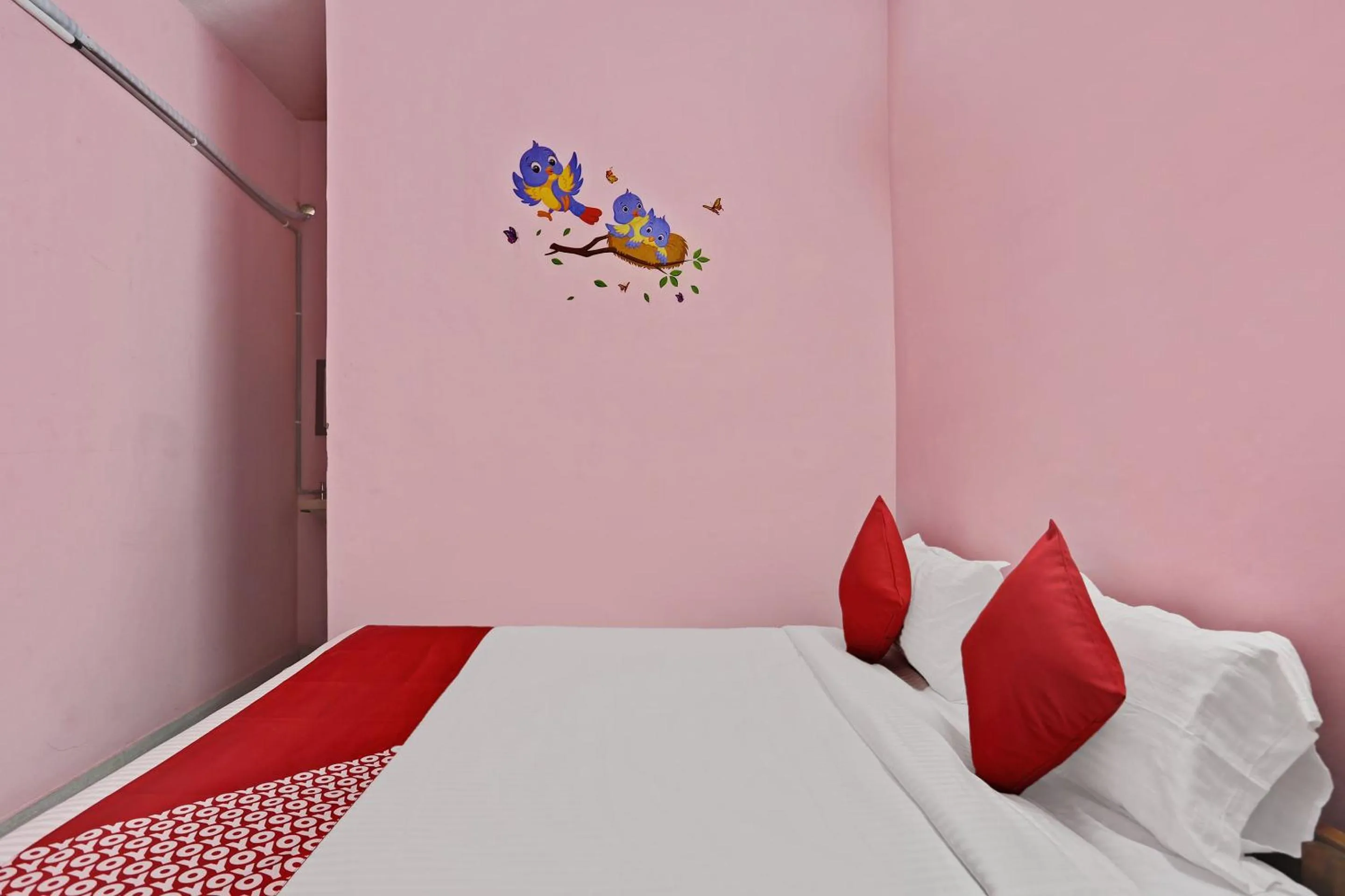 Bedroom, Bed in Hotel O Happi Stay Inn