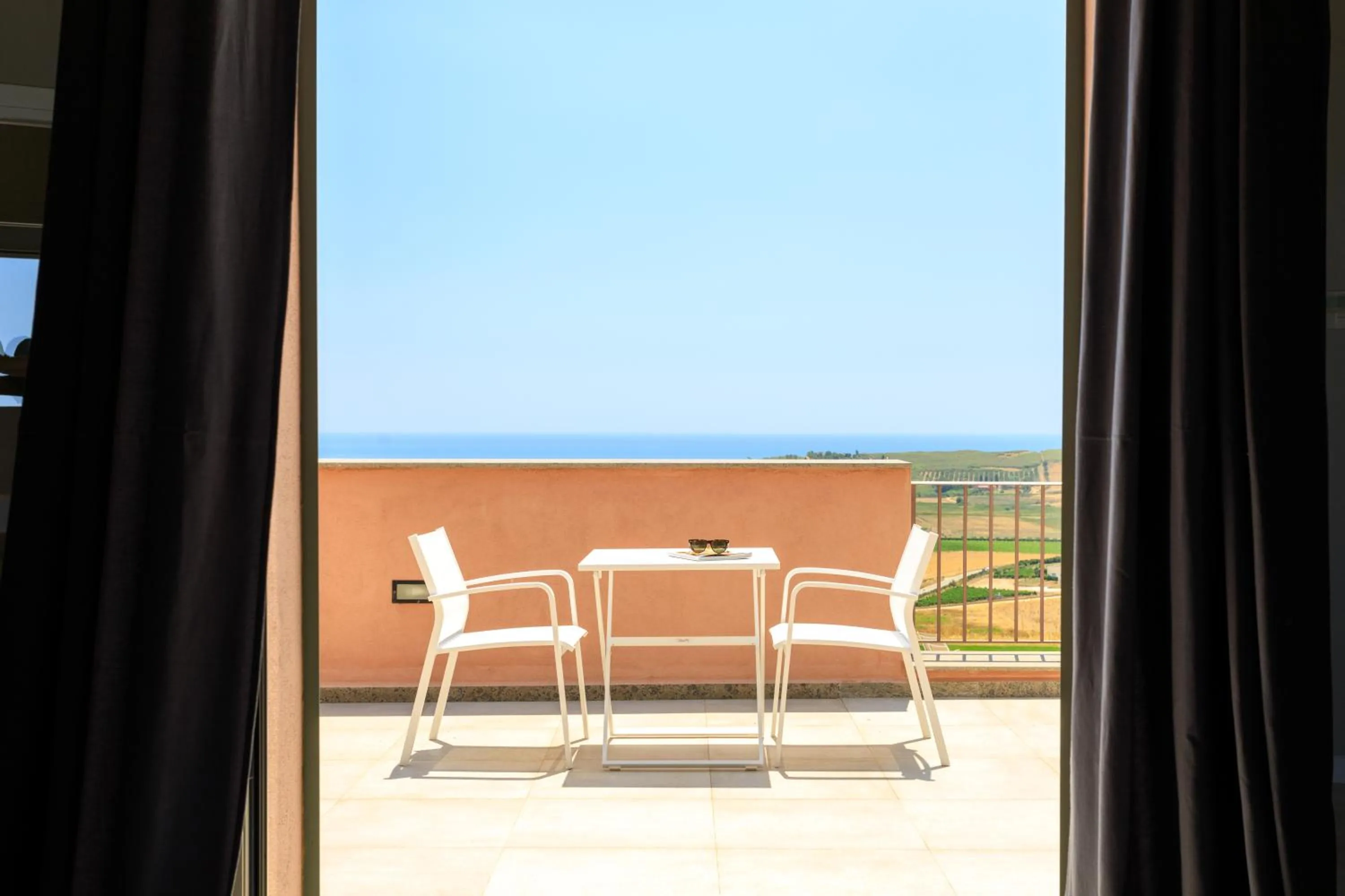 Balcony/Terrace in Torre Bonera. Green Resort