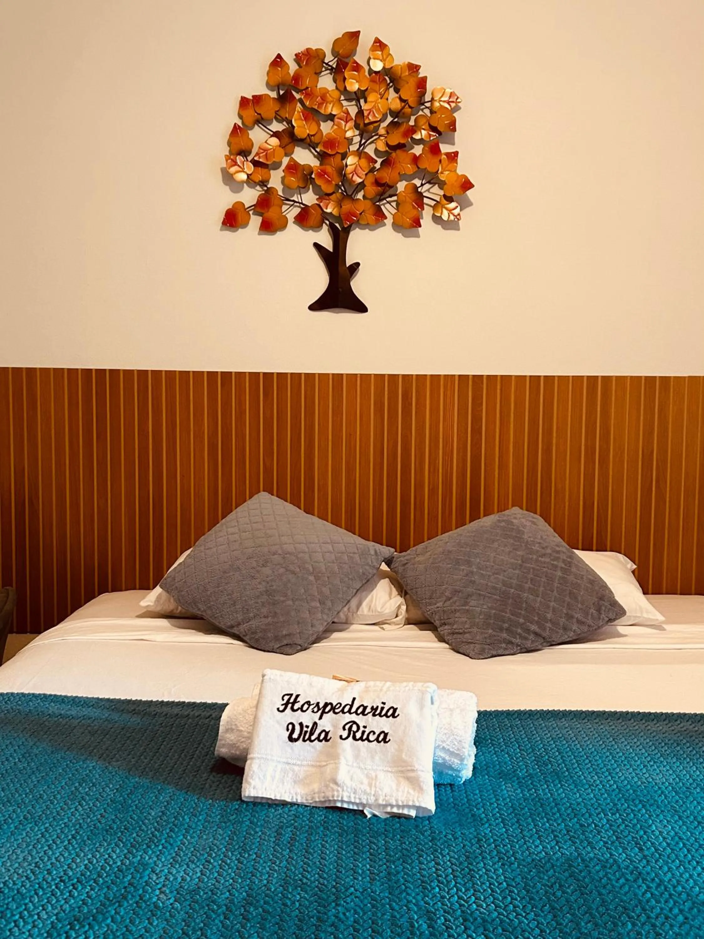 Bed in Hospedaria Vila Rica - Pousada a 1 km do Centro Histórico