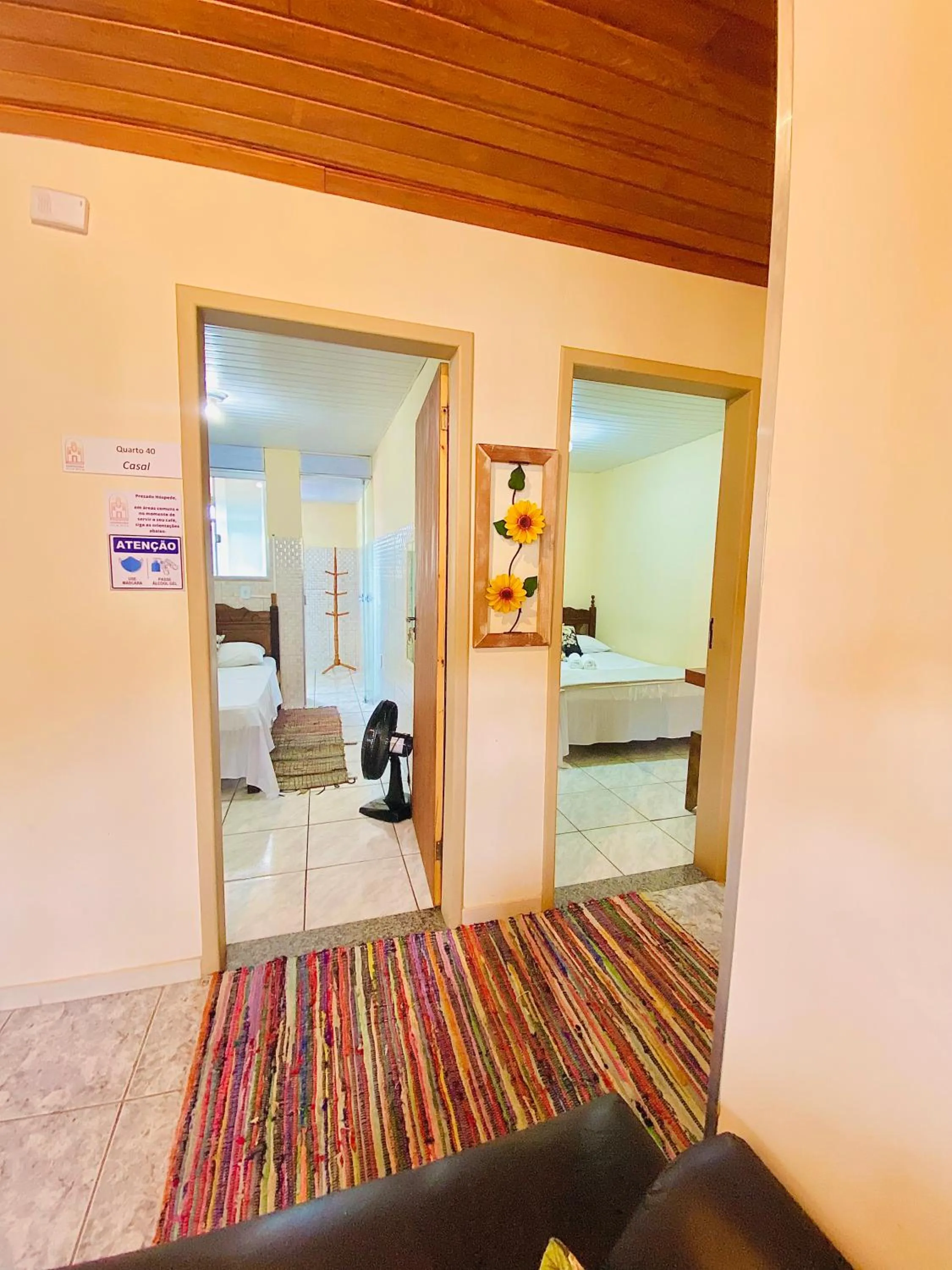 Seating area in Hospedaria Vila Rica - Pousada a 1 km do Centro Histórico