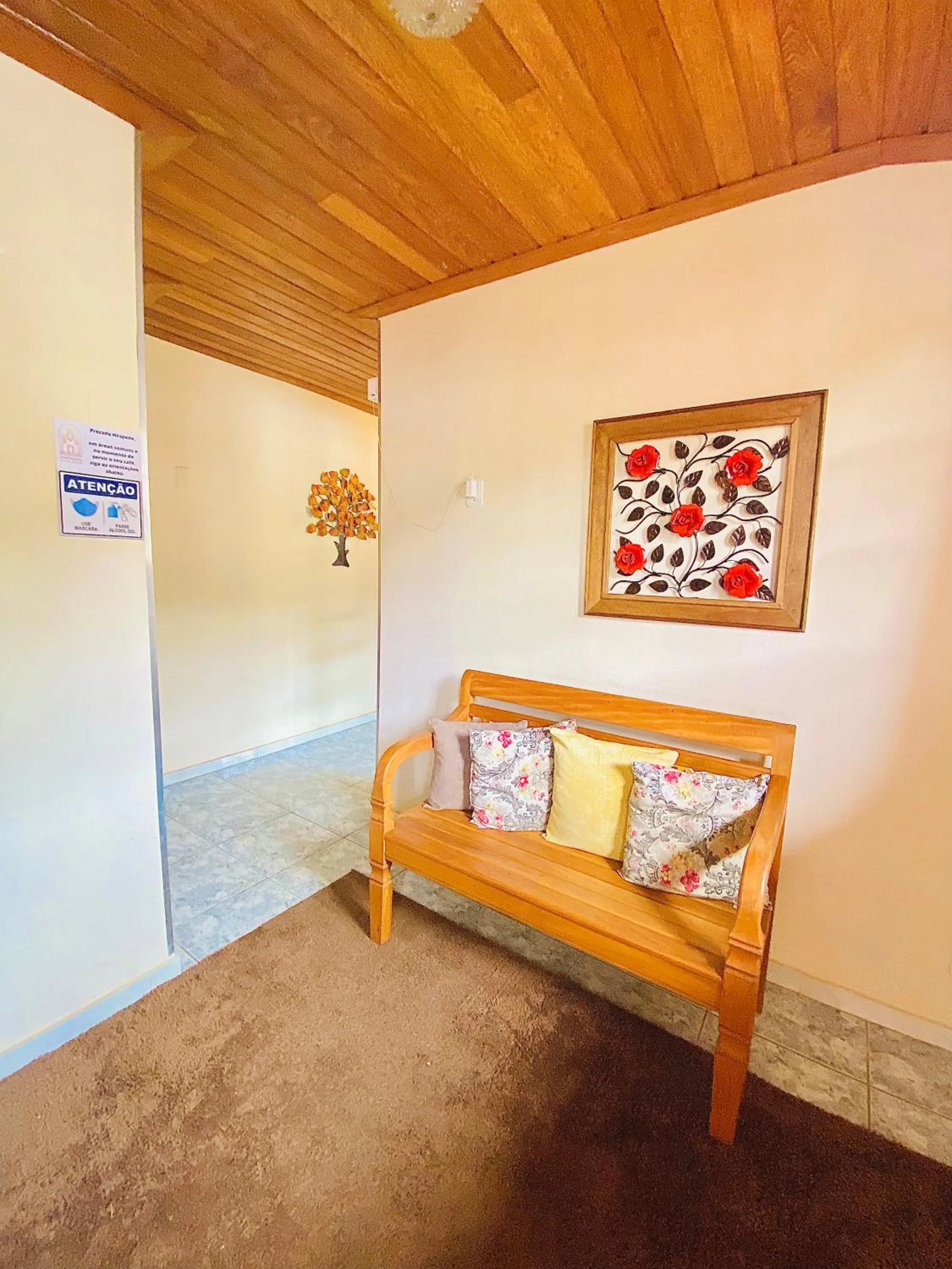 Seating area in Hospedaria Vila Rica - Pousada a 1 km do Centro Histórico