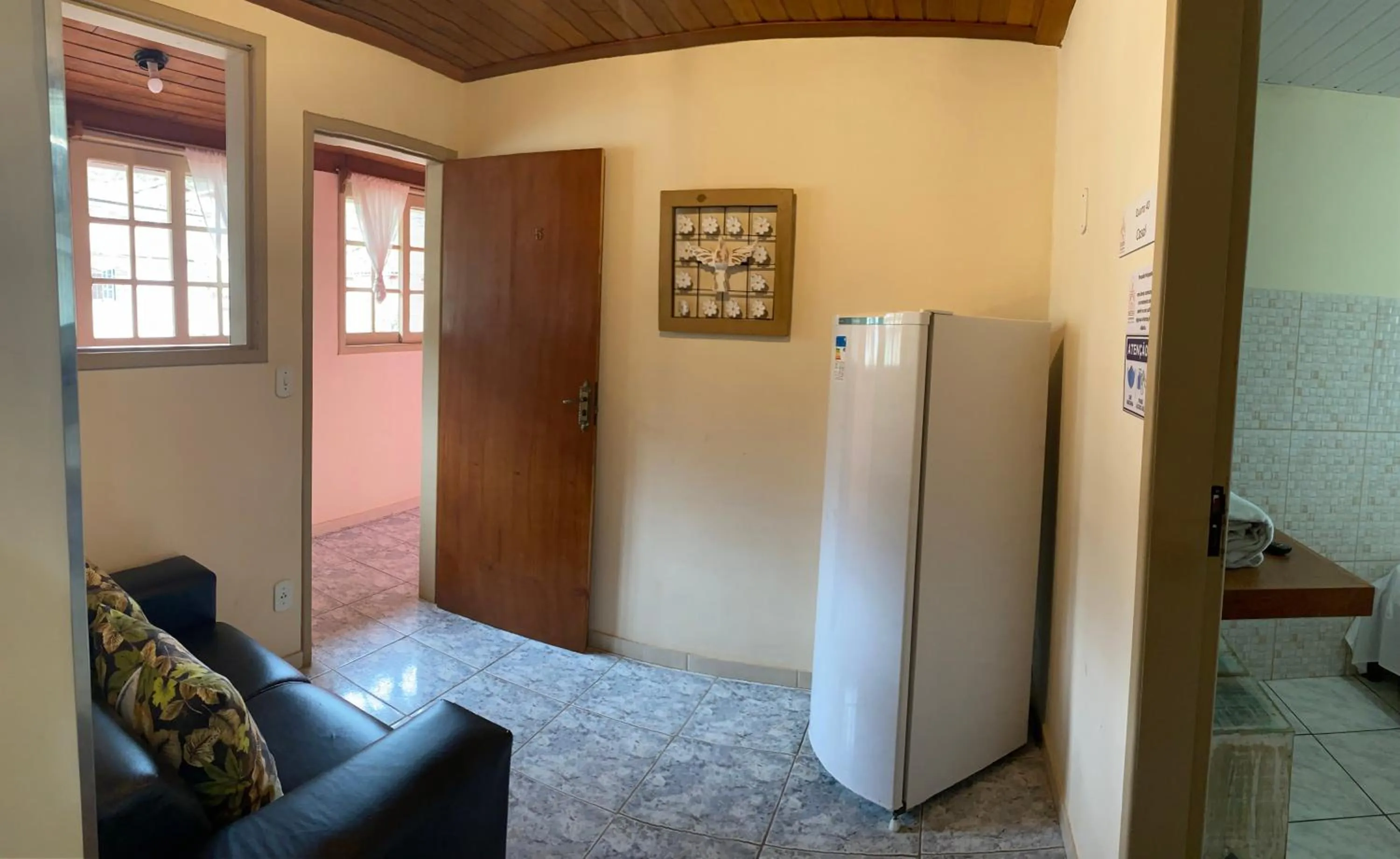 Seating area in Hospedaria Vila Rica - Pousada a 1 km do Centro Histórico