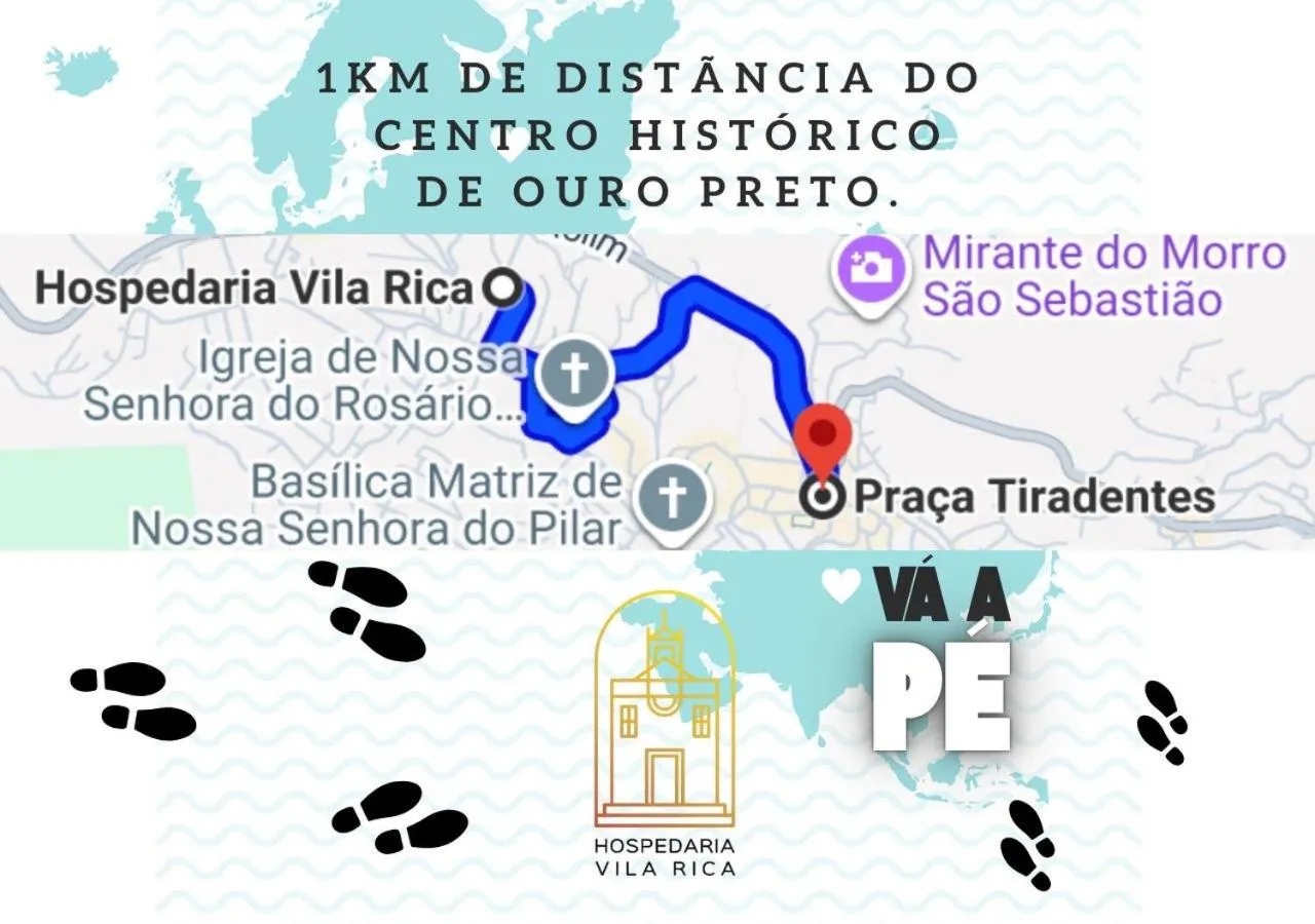 Hospedaria Vila Rica - Pousada a 1 km do Centro Histórico