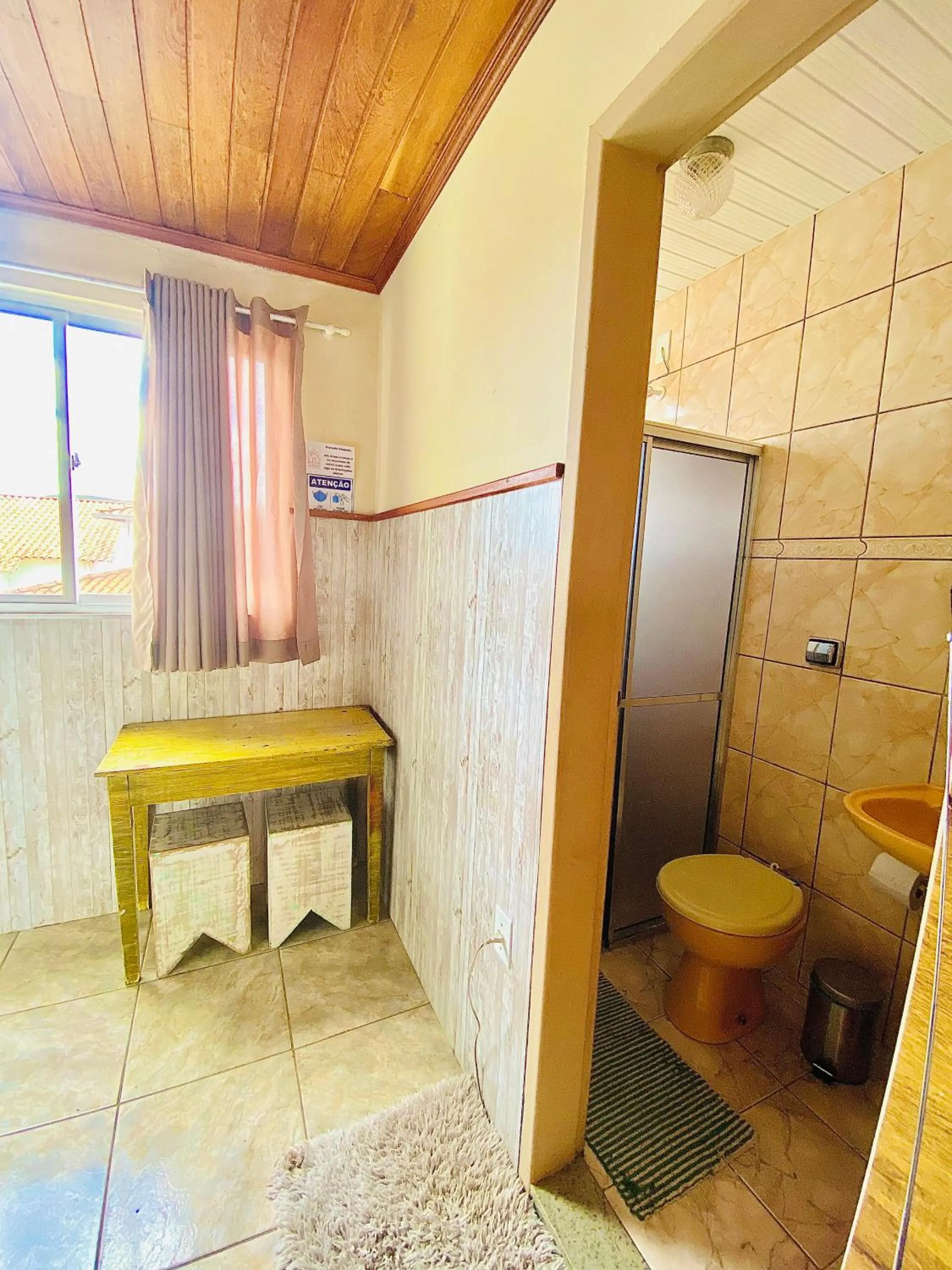 Bathroom in Hospedaria Vila Rica - Pousada a 1 km do Centro Histórico