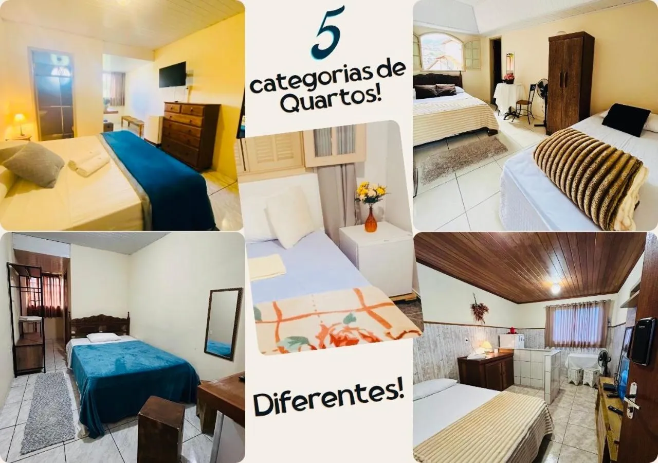 Bed in Hospedaria Vila Rica - Pousada a 1 km do Centro Histórico