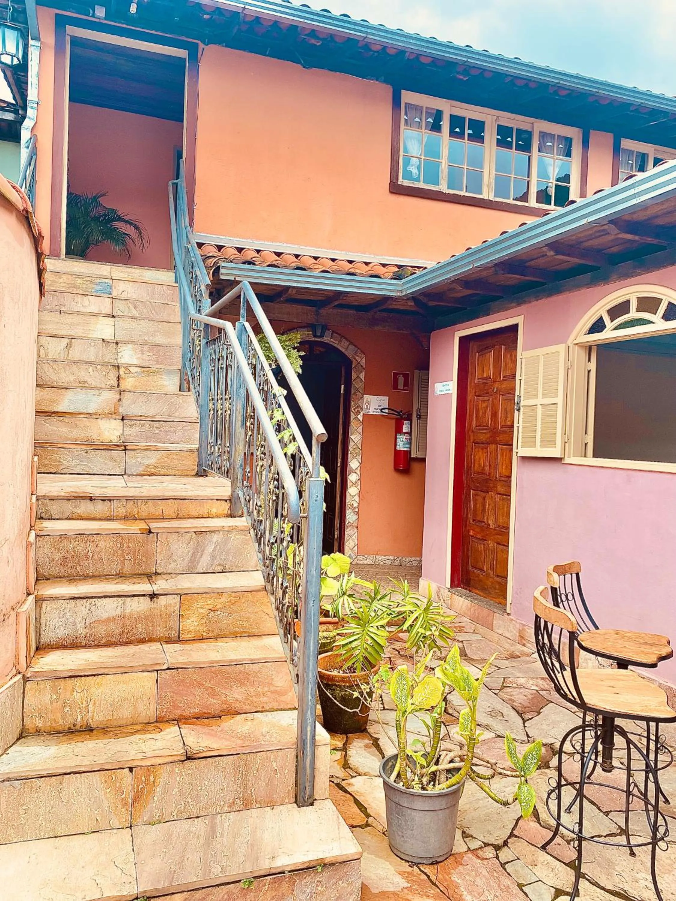 Facade/entrance in Hospedaria Vila Rica - Pousada a 1 km do Centro Histórico