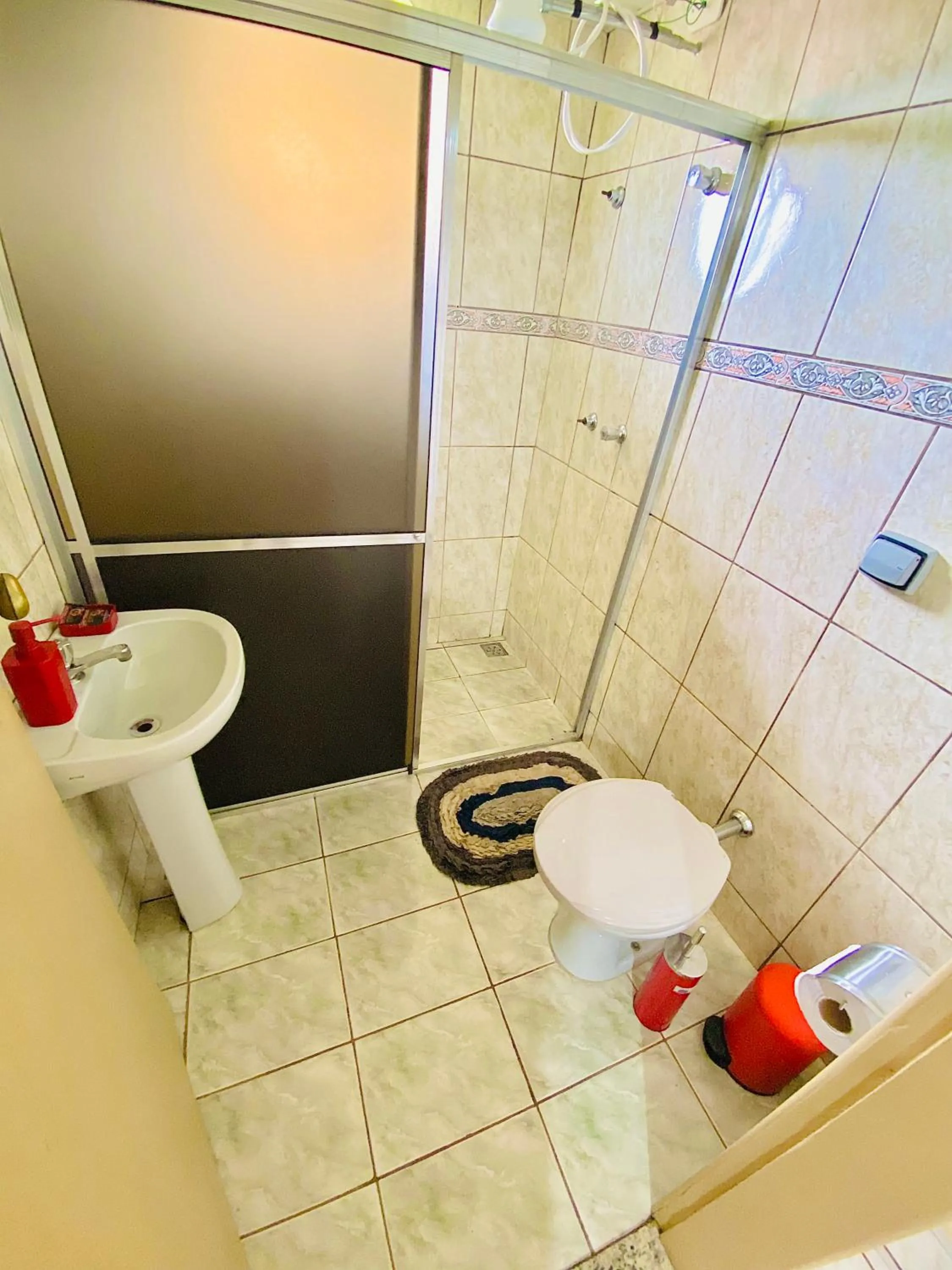 Bathroom in Hospedaria Vila Rica - Pousada a 1 km do Centro Histórico