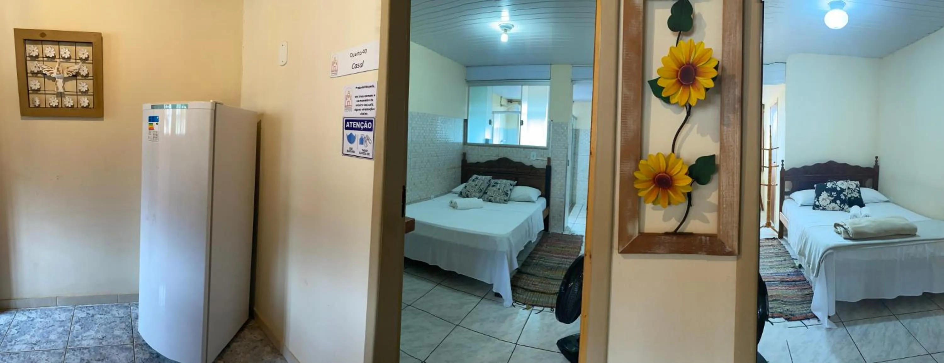 Photo of the whole room, Bed in Hospedaria Vila Rica - Pousada a 1 km do Centro Histórico