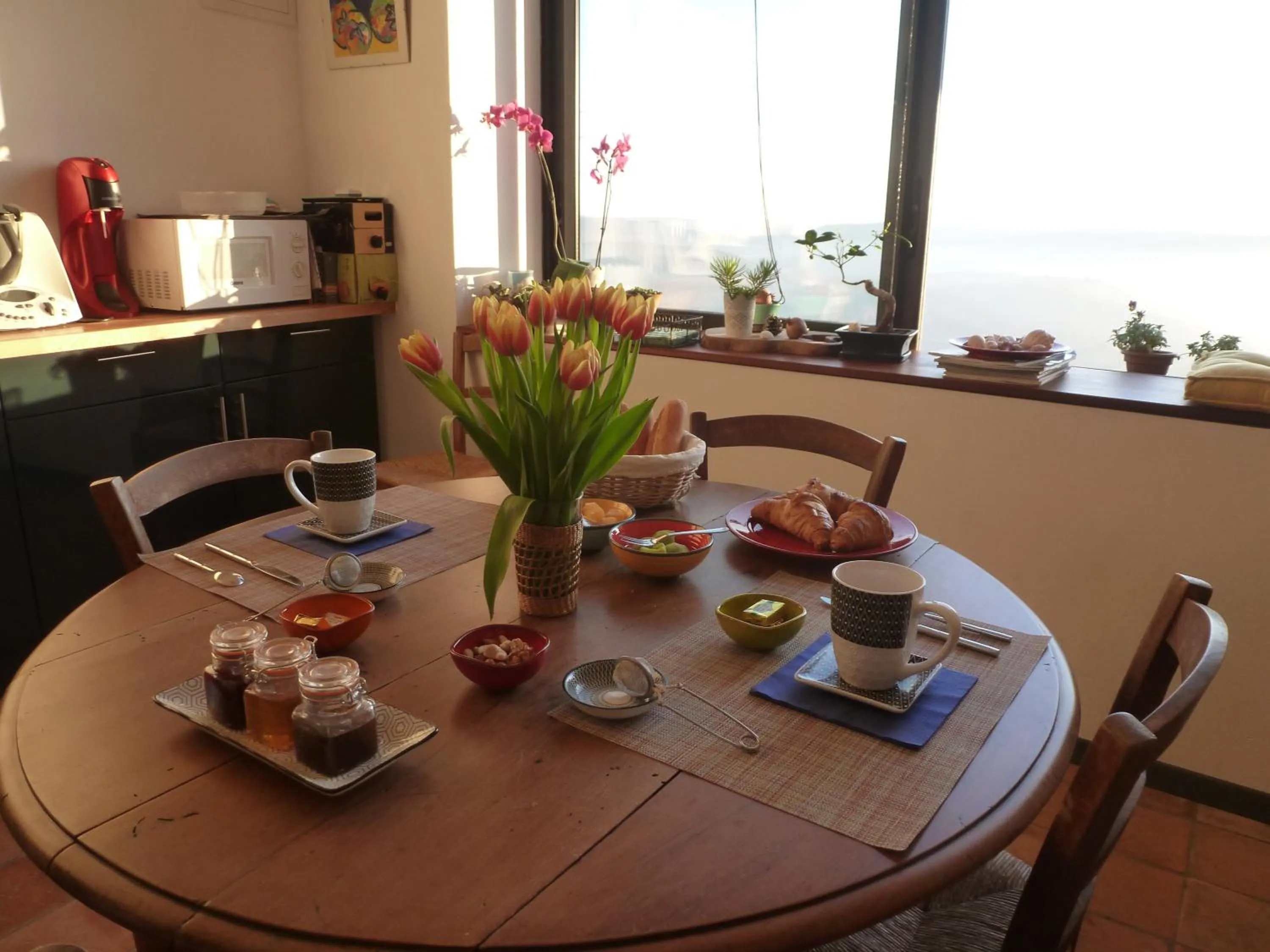 Breakfast in le rocher de Sampzon