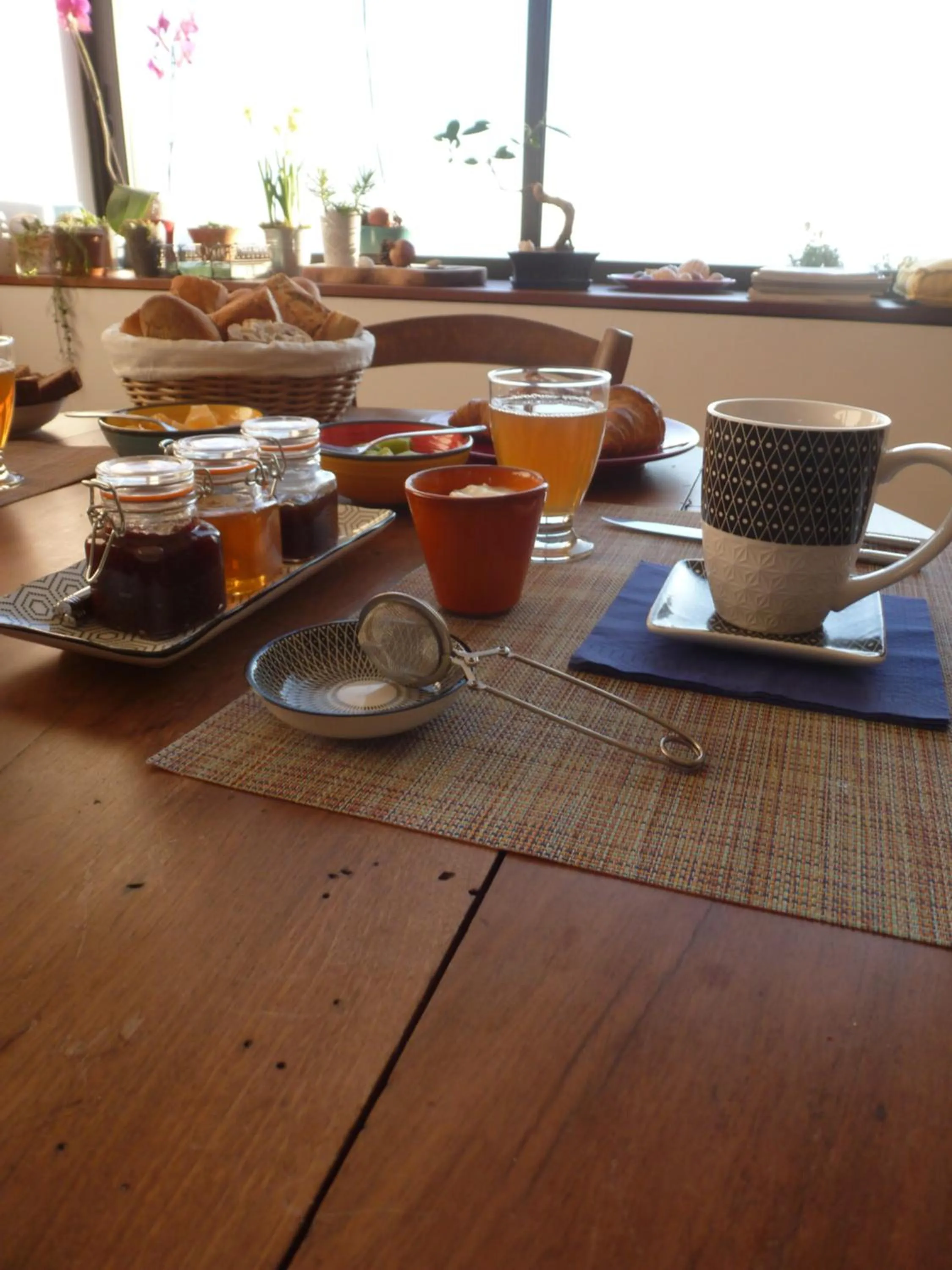 Breakfast in le rocher de Sampzon