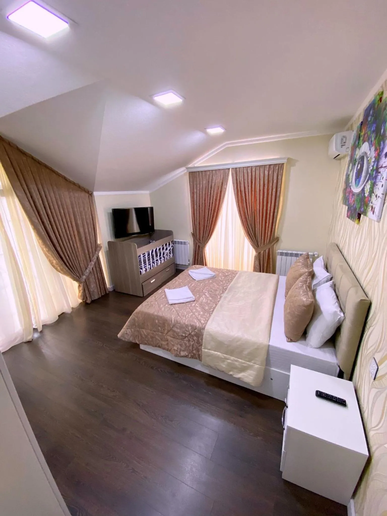 Property building, Bed in Qafqaz Fountain Villa