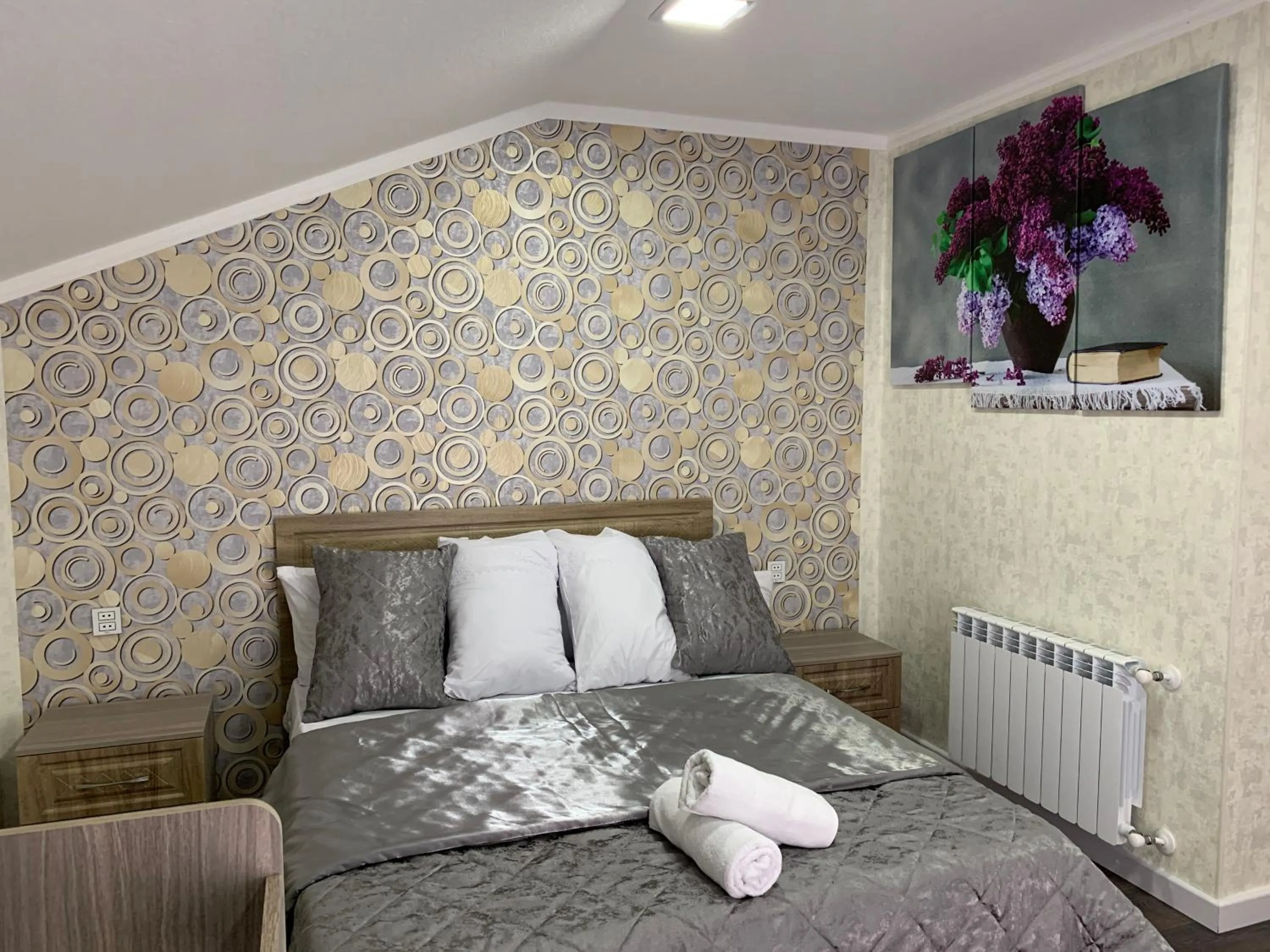 Property building, Bed in Qafqaz Fountain Villa