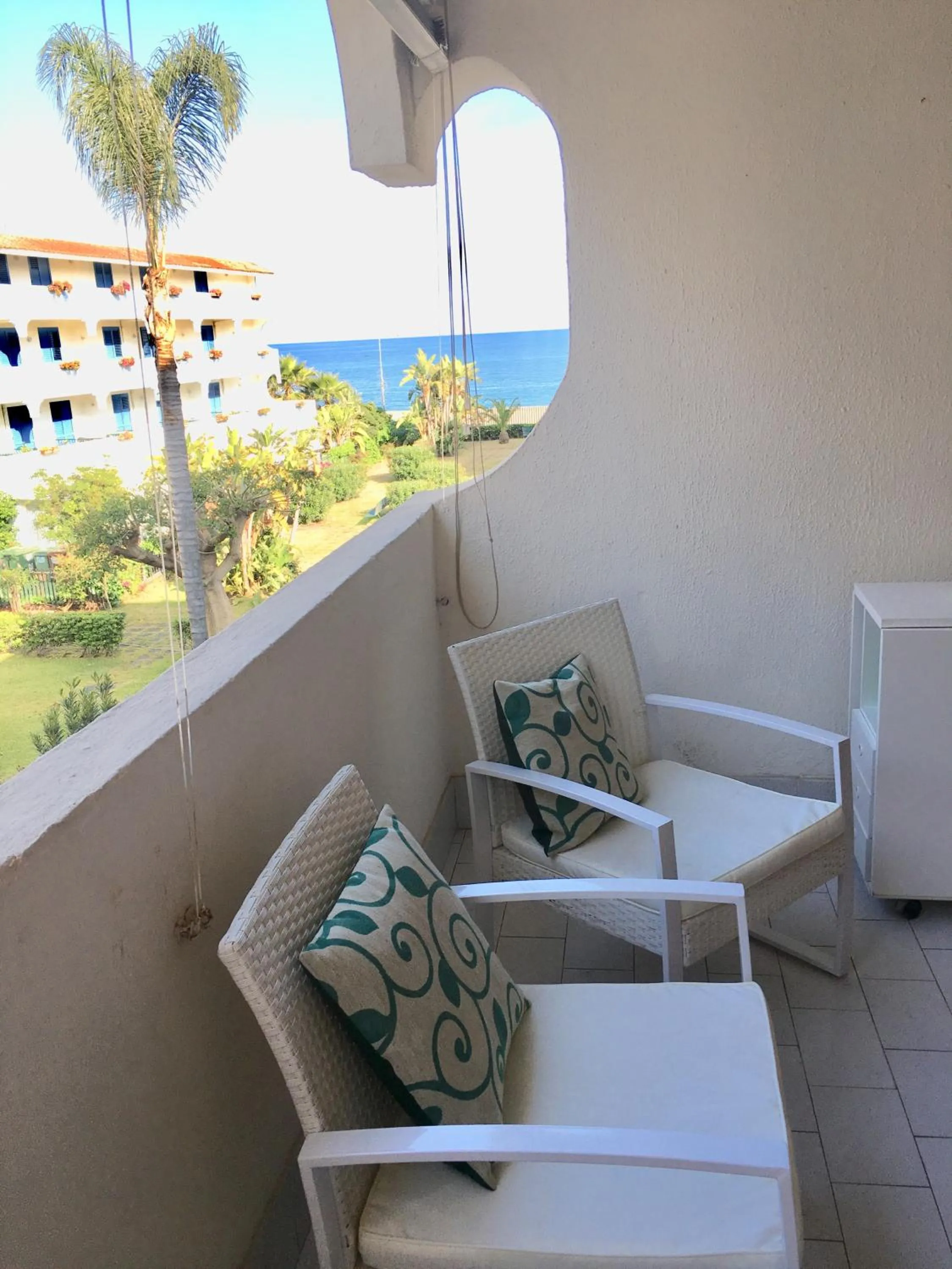 Balcony/Terrace in Baia degli Dei - Living La Nike