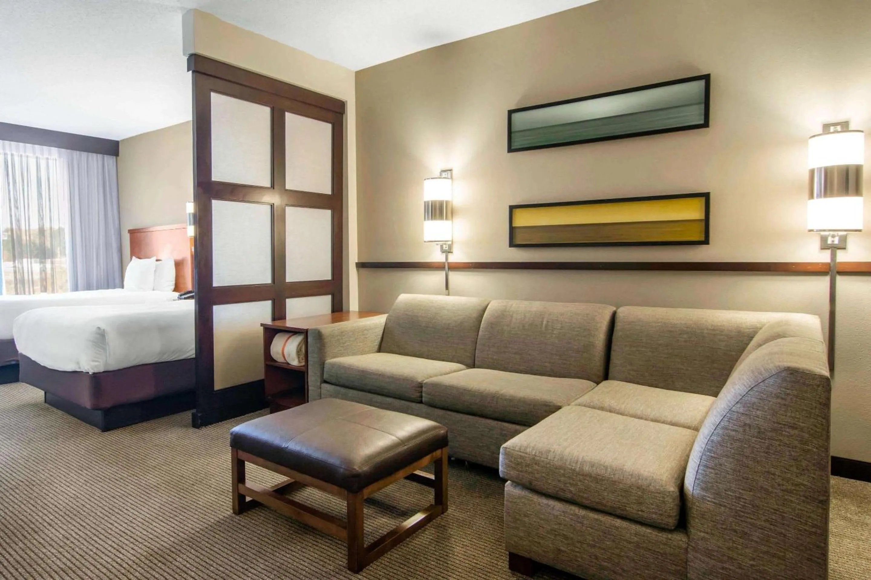 Bedroom, Bed in AmericInn by Wyndham Stonecrest near Atlanta