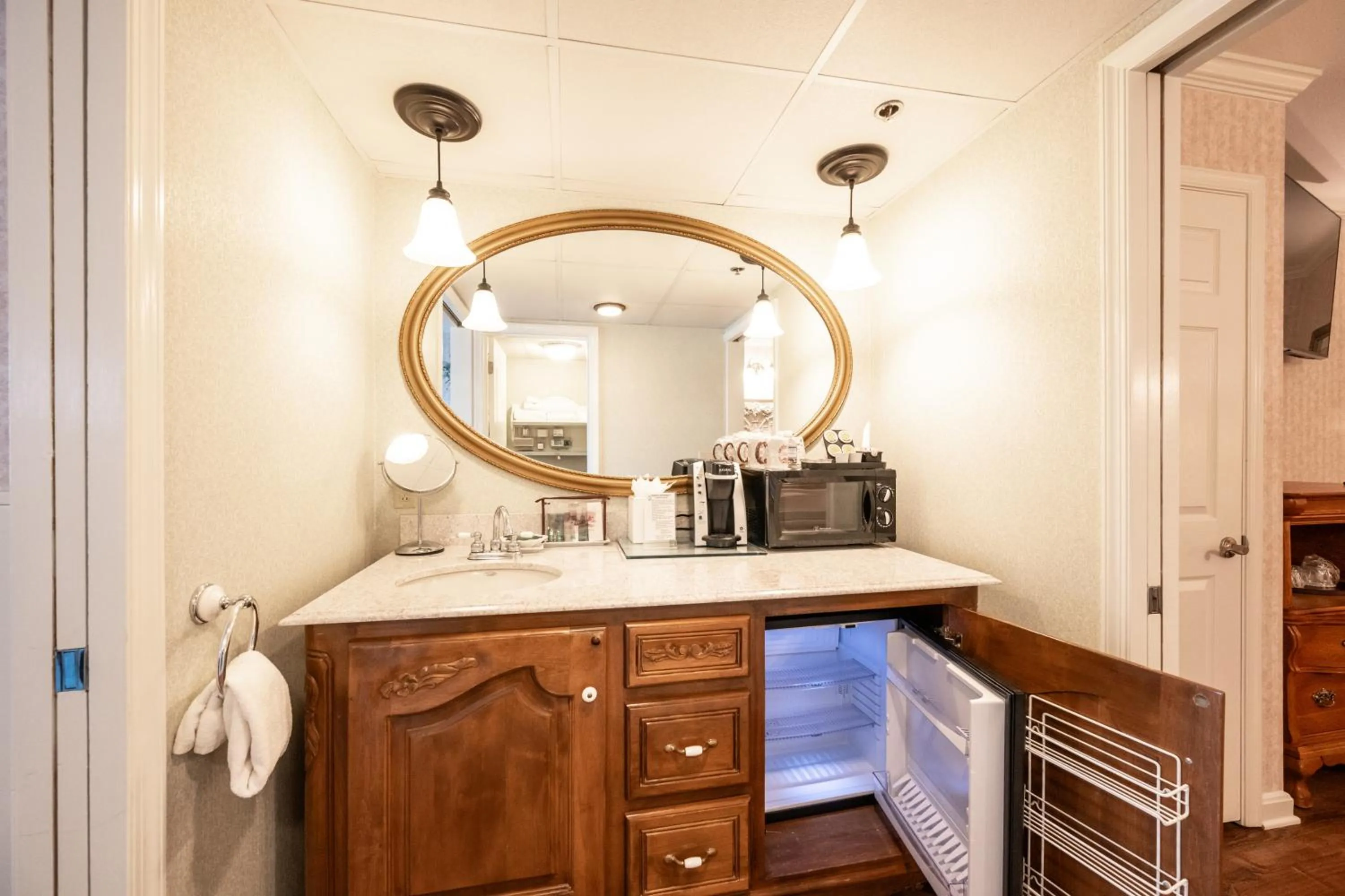 Bathroom in Boardwalk Plaza Hotel