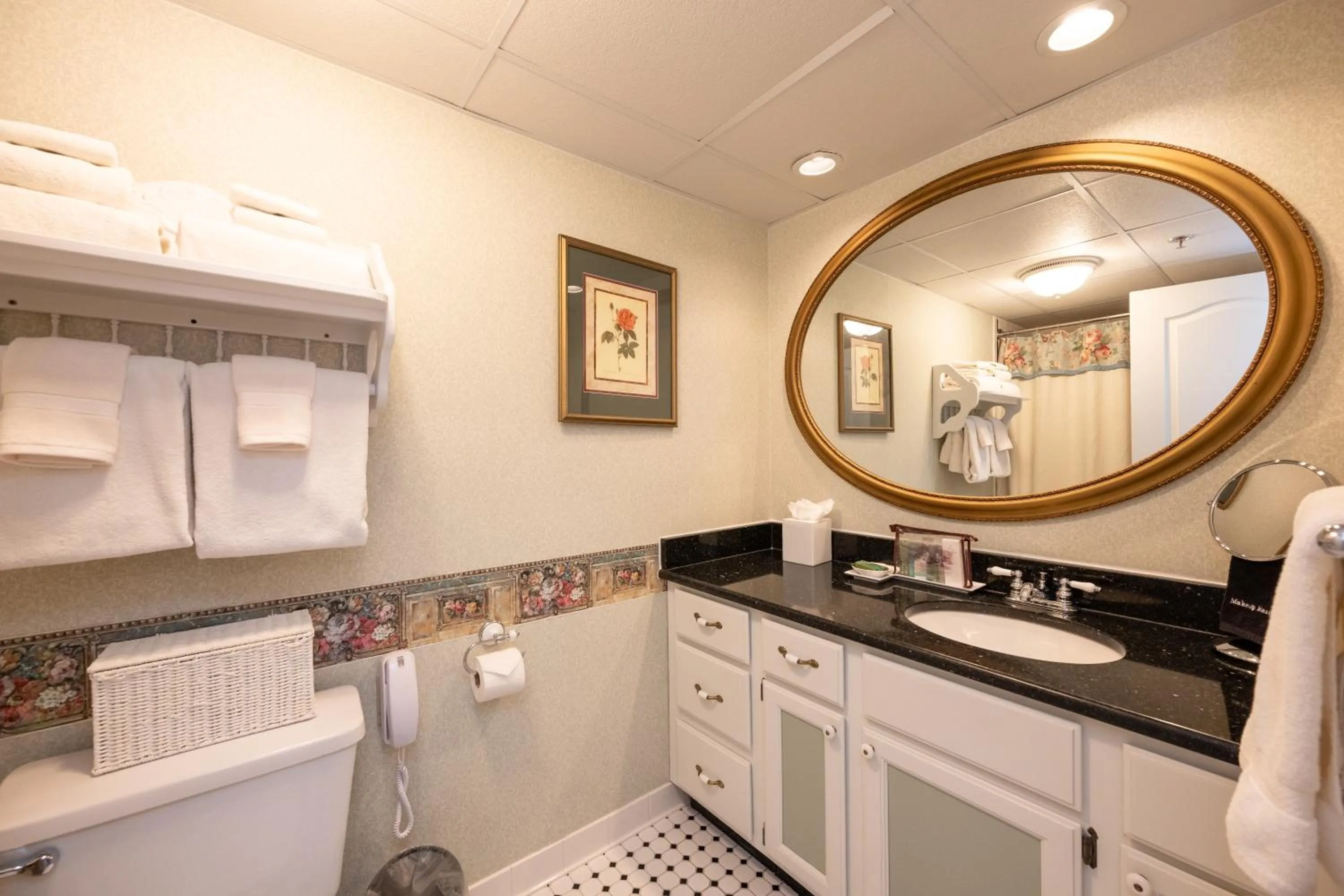 Bathroom in Boardwalk Plaza Hotel
