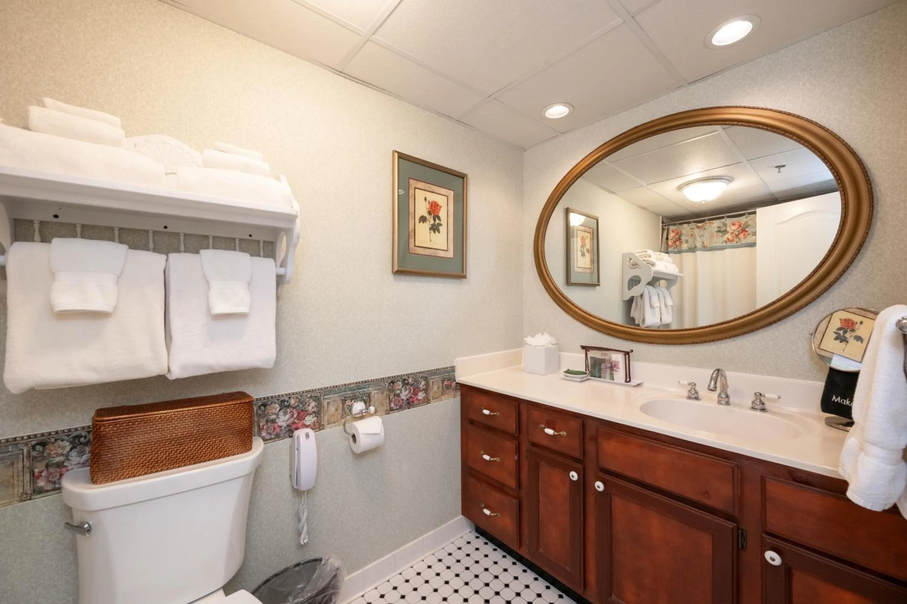 Bathroom in Boardwalk Plaza Hotel