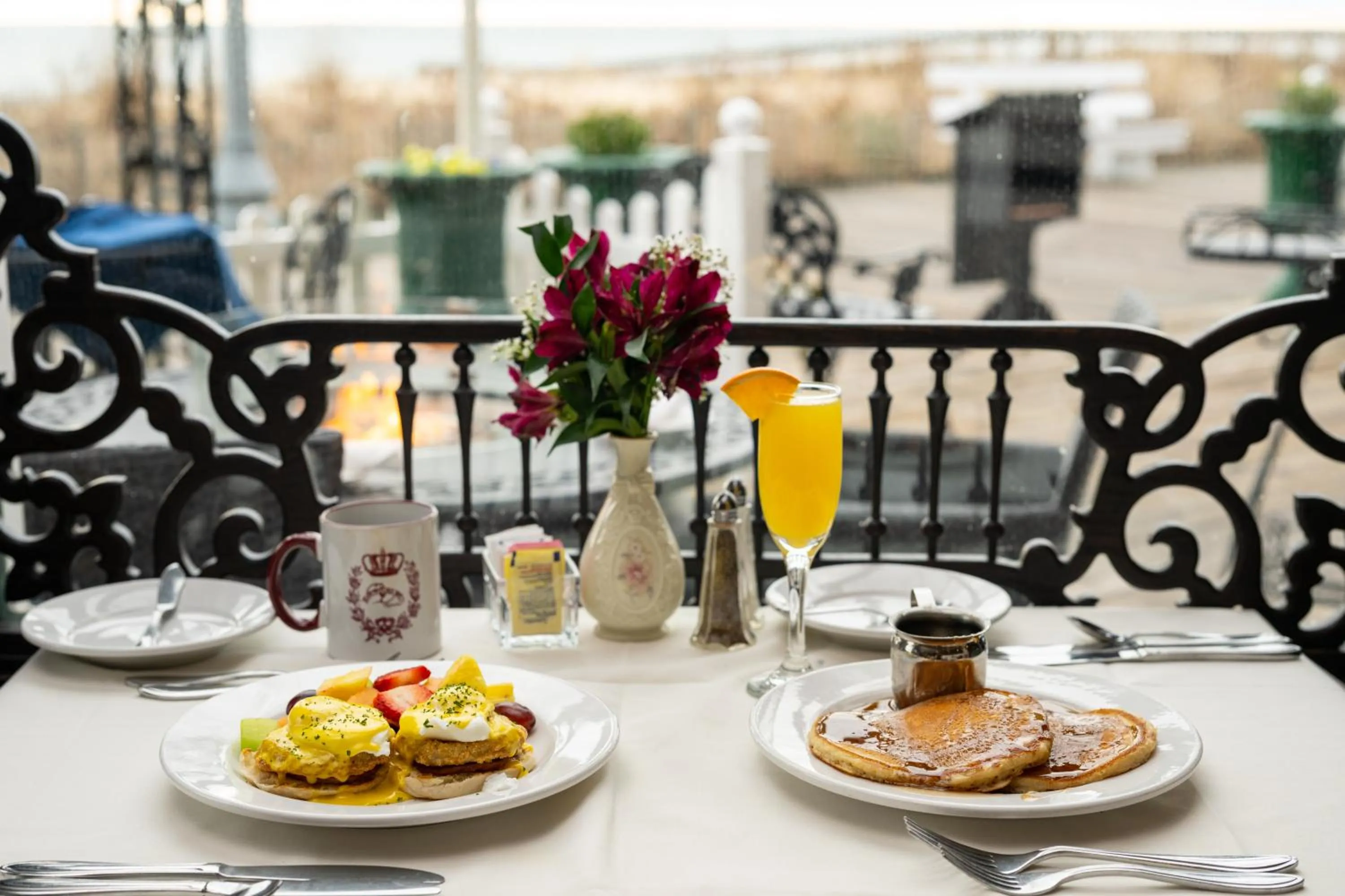 Breakfast in Boardwalk Plaza Hotel