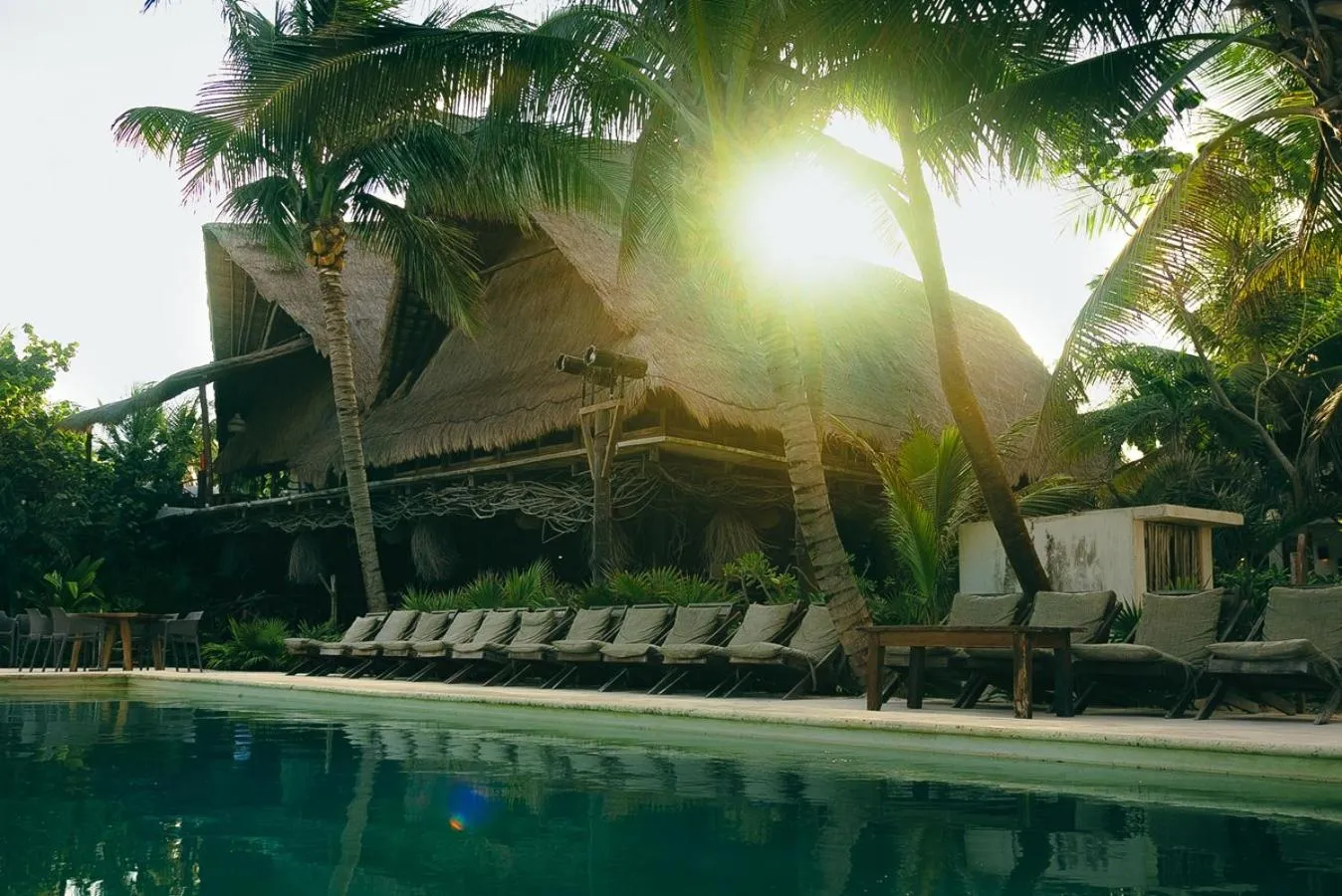 Pool view in Mia Tulum Beachfront Resort - Ocean View Suites and Beach Club