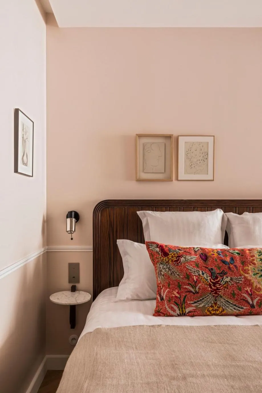 Bed in Hôtel Chamar